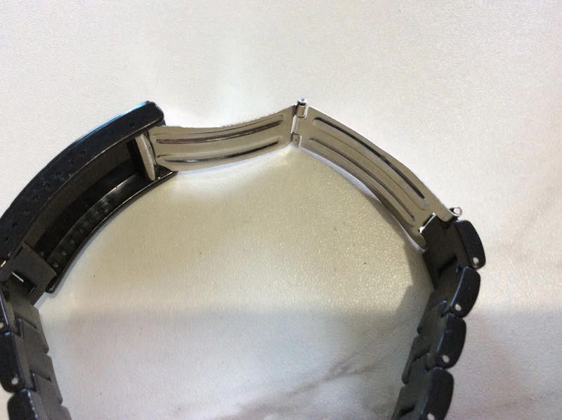 Designer Identity black plastic watch Size ONE SIZE - 4 Thumbnail