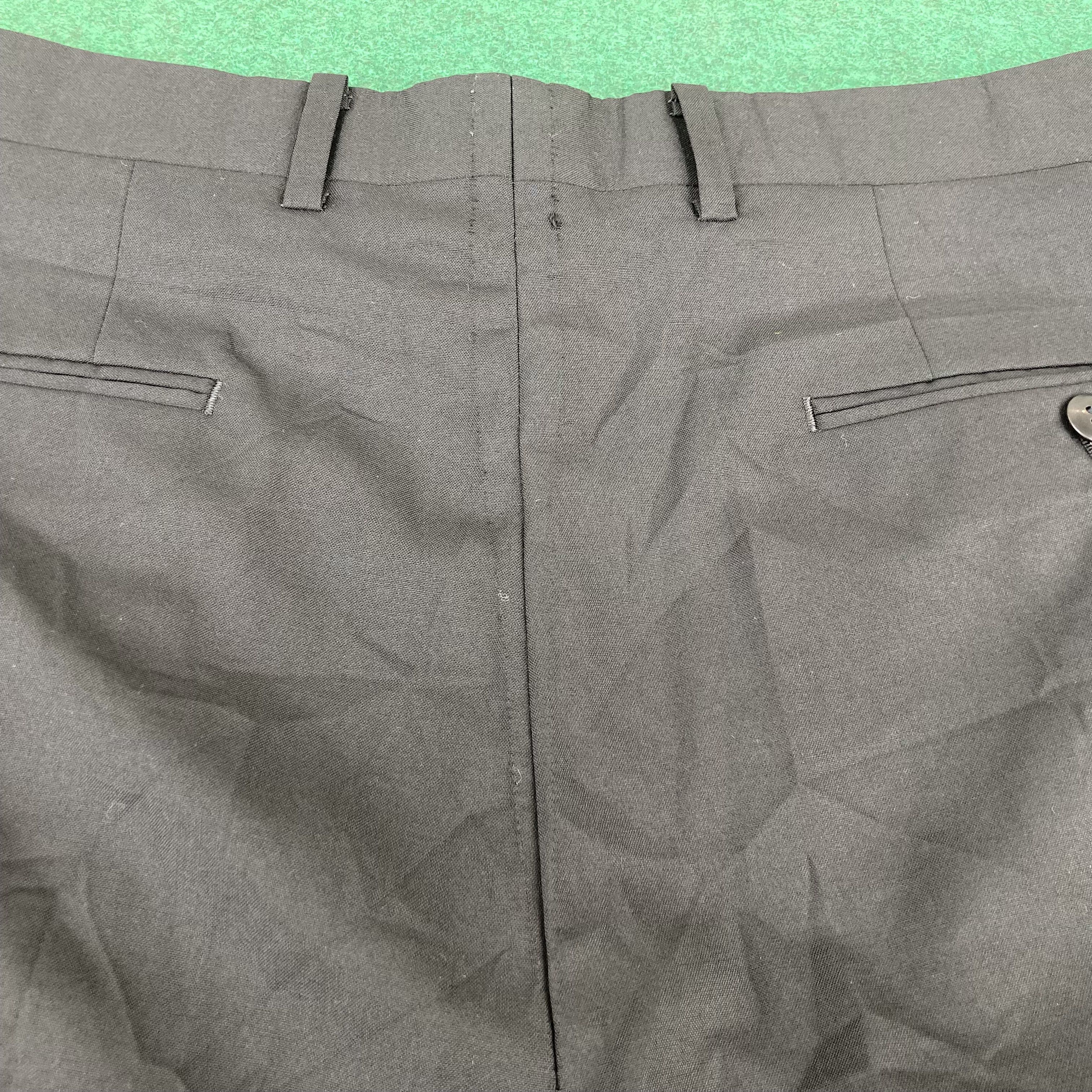 Christian Dior Monsieur × Vintage Vtg Christian Dior Monsieur Black Designer Pant Size US 34 / EU 50 - 11 Thumbnail