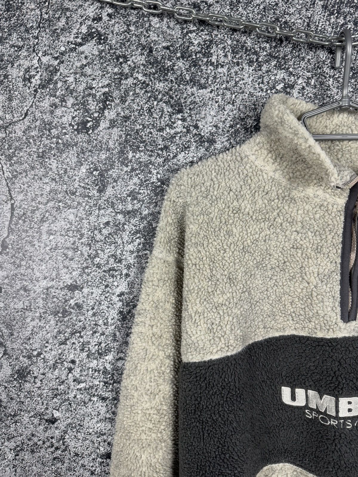 Umbro Vintage 90s UMBRO Sportswear Fleece Jacket Sherpa Teddy XL Size US XL / EU 56 / 4 - 3 Thumbnail