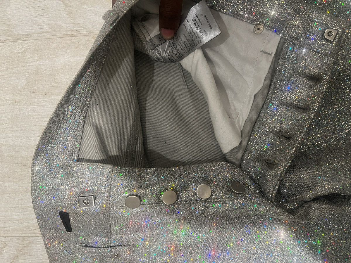 Hedi Slimane Dior SS06 Glitter Denim Size US 30 / EU 46 - 4 Thumbnail