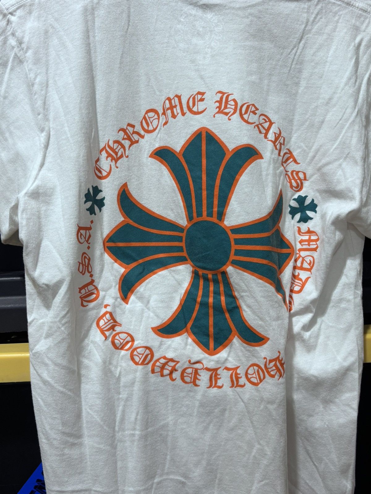 Chrome Hearts Chrome Hearts Miami Exclusive White Tee Size US S / EU 44-46 / 1 - 4 Thumbnail