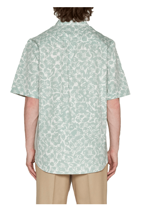 Lanvin BNWT SS23 LANVIN MINT FLOWERS SHORT SLEEVE SHIRT 39 Size US M / EU 48-50 / 2 - 13 Thumbnail