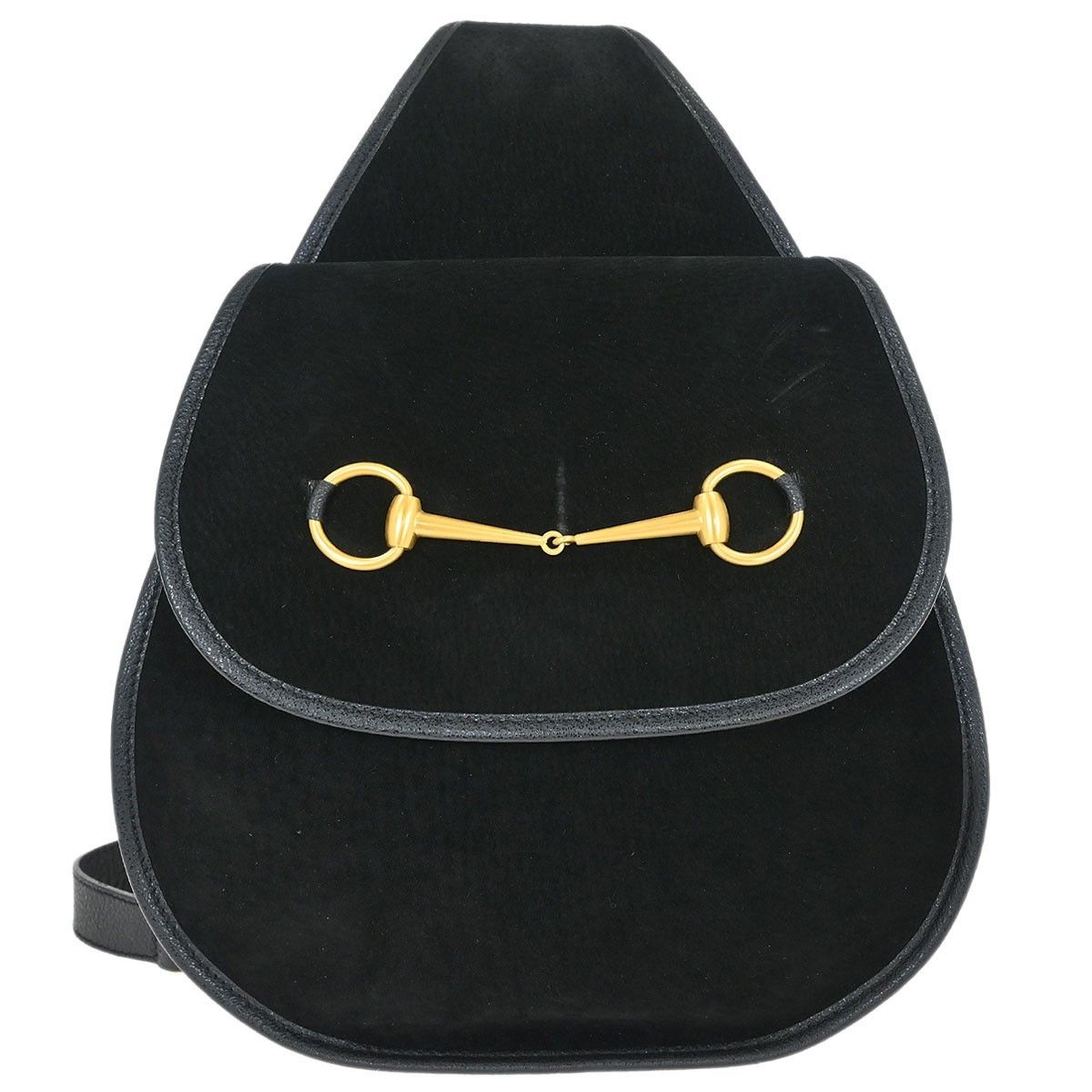Gucci Gucci Vintage Horsebit Sling Bag Suede Size ONE SIZE - 1 Thumbnail