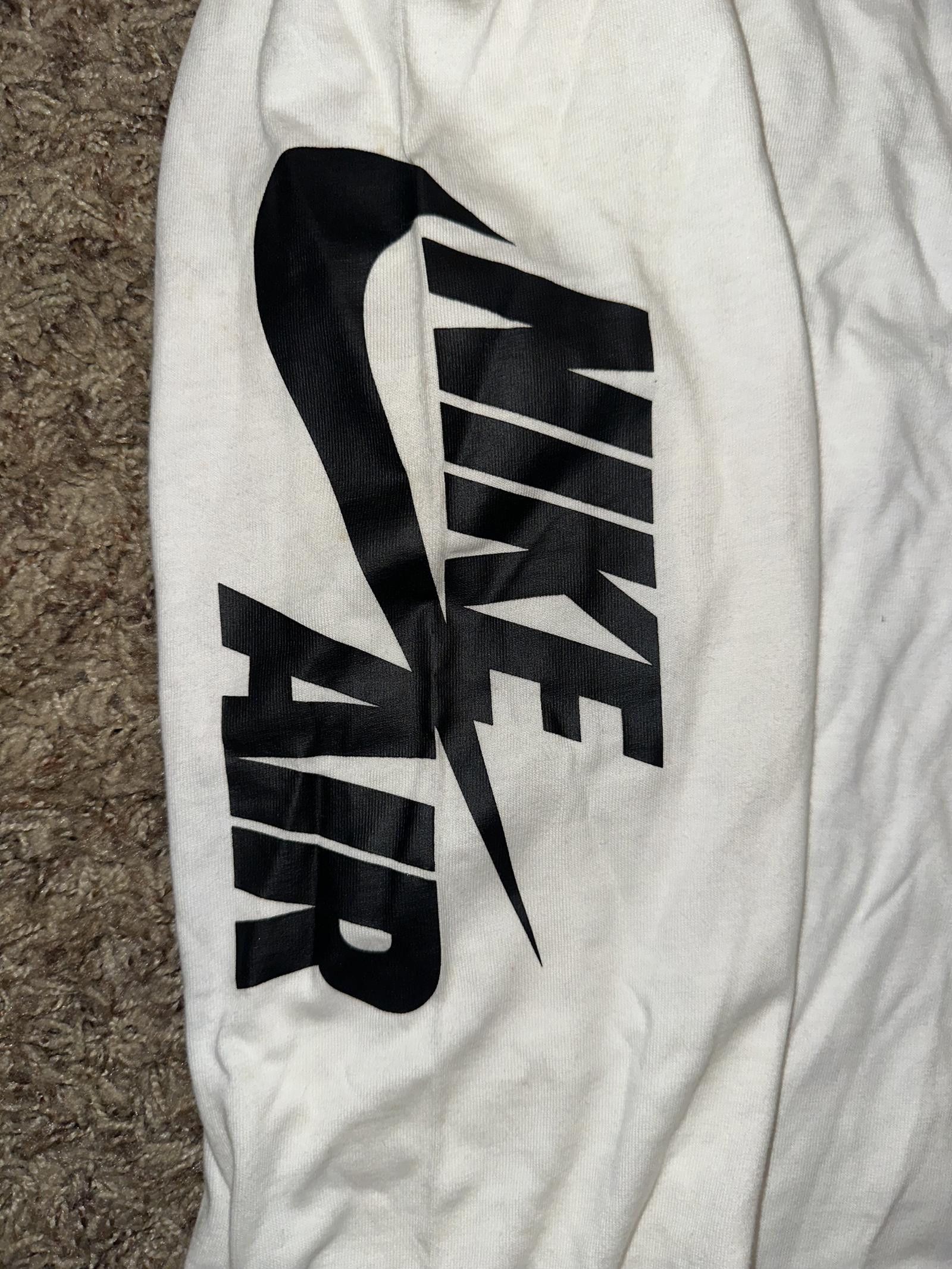 Nike Nike Men’s Air 82 Pivot V3 Modern Legend White T-Shirt 2016 Size US L / EU 52-54 / 3 - 3 Thumbnail