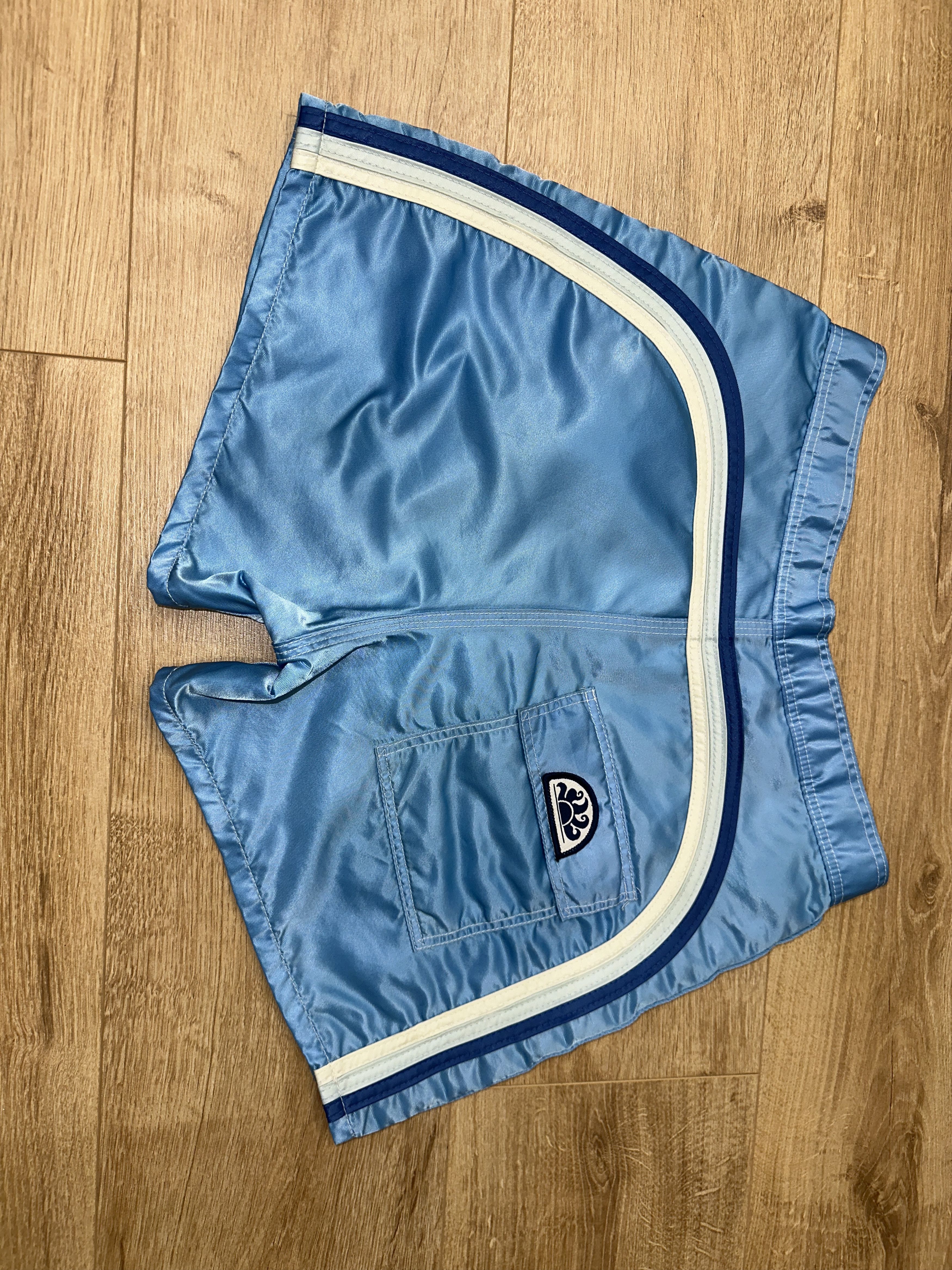 Sundek Sundek Swim Shorts Size 29 Made USA Curved Stripe Trim Mesh Size US 29 - 2 Thumbnail