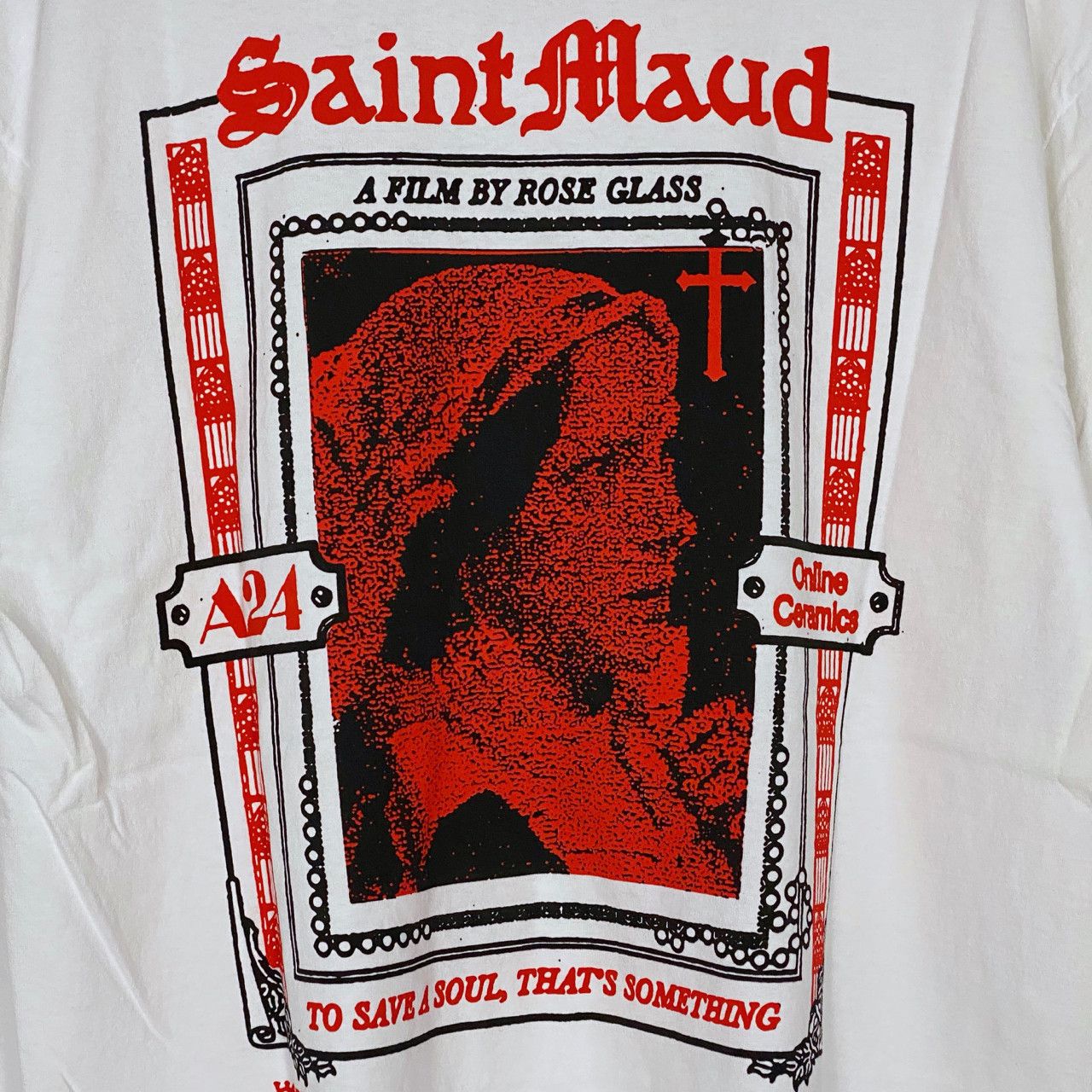 Online Ceramics ONLINE CERAMICS X A24 SAINT MAUD TEE Size US L / EU 52-54 / 3 - 4 Thumbnail