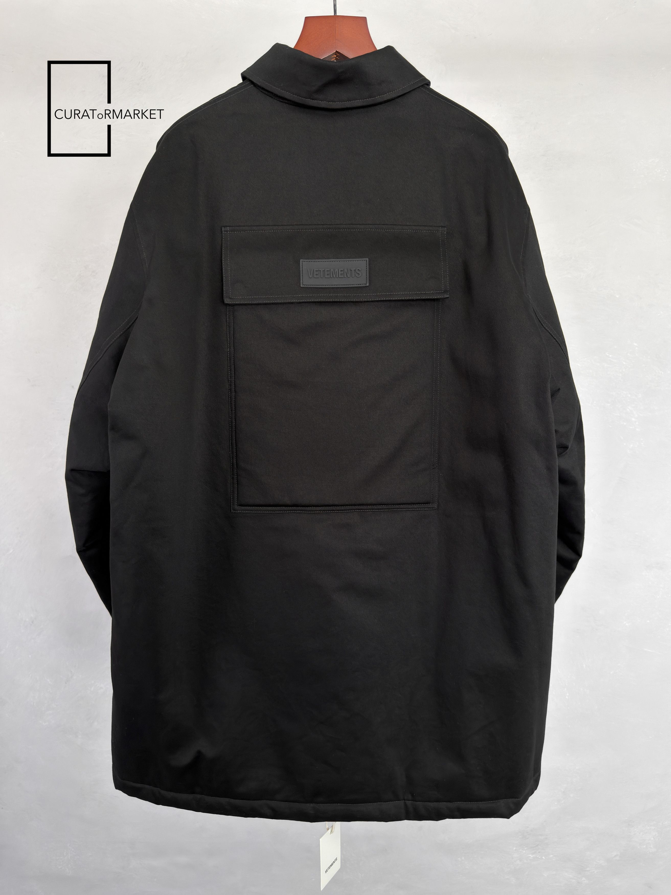 Vetements GRAIL Multi Cargo Back Pocket Zip Army Blackout Parka FW24 Size US S / EU 44-46 / 1 - 5 Thumbnail