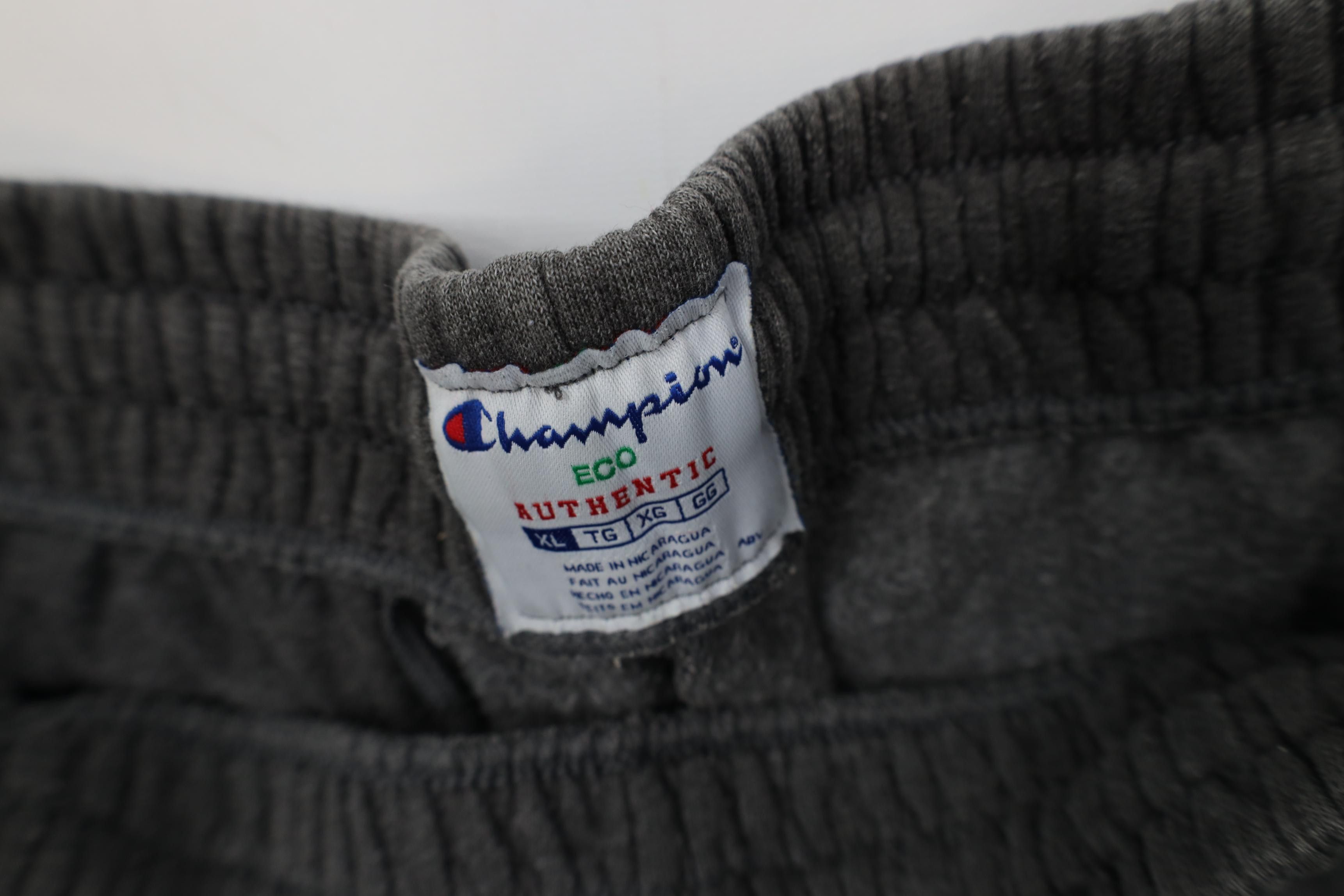 Champion Vintage Y2K Champion Wide Leg Cargo Sweatpants Pants Gray Size US 38 / EU 54 - 9 Thumbnail