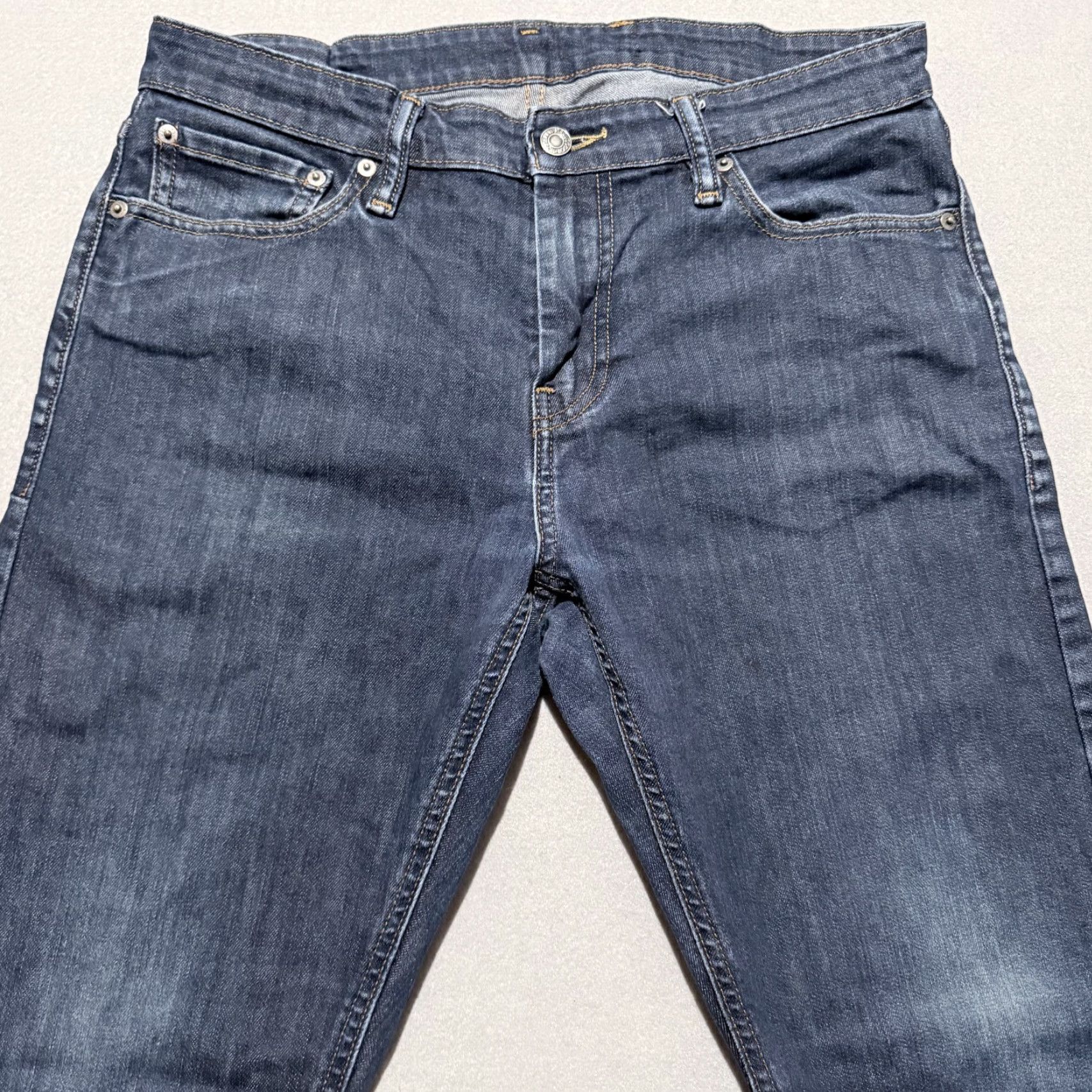 Levi's Levi's 504 Jeans Men Blue Denim Mid Rise Straight Classic Pockets - 32X32 Size US 32 / EU 48 - 3 Thumbnail