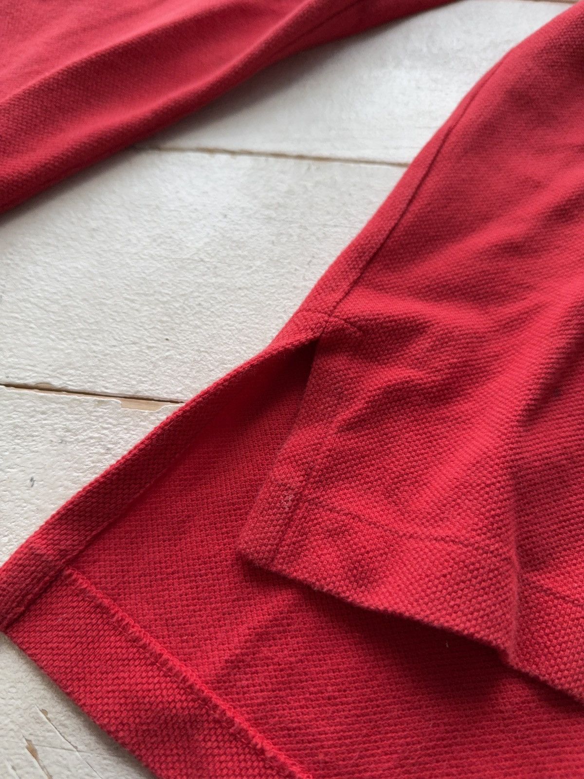 Polo Ralph Lauren 00s. Polo Ralph Lauren Red Long Sleeve Polo Shirt Vintage L Size US L / EU 52-54 / 3 - 6 Thumbnail