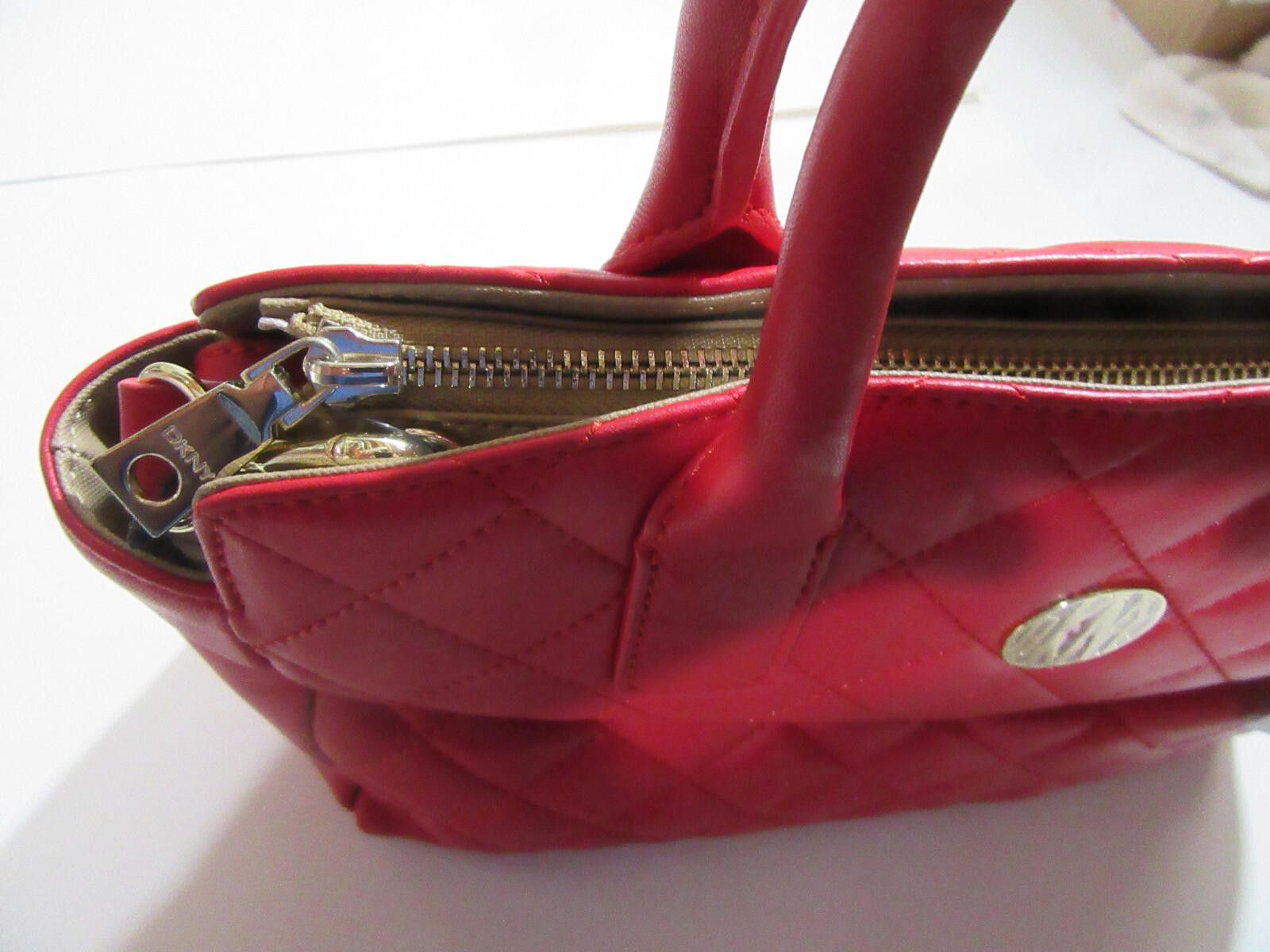 DKNY DKNY Gansevoort Quilted Lamb Nappa Leather Purse Satchel Size ONE SIZE - 5 Thumbnail
