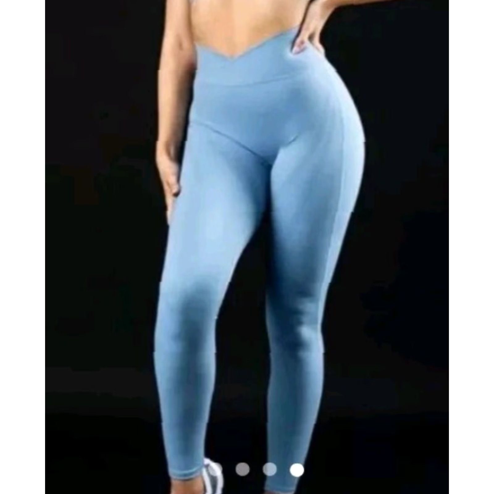 Vintage Alphalete Surface Path Laser Cut Leggings Endless Sky Pinhole Pattern Size Small Womens Leggings Slim Ankle Blue Size 28" / US 6 / IT 42 - 2 Thumbnail