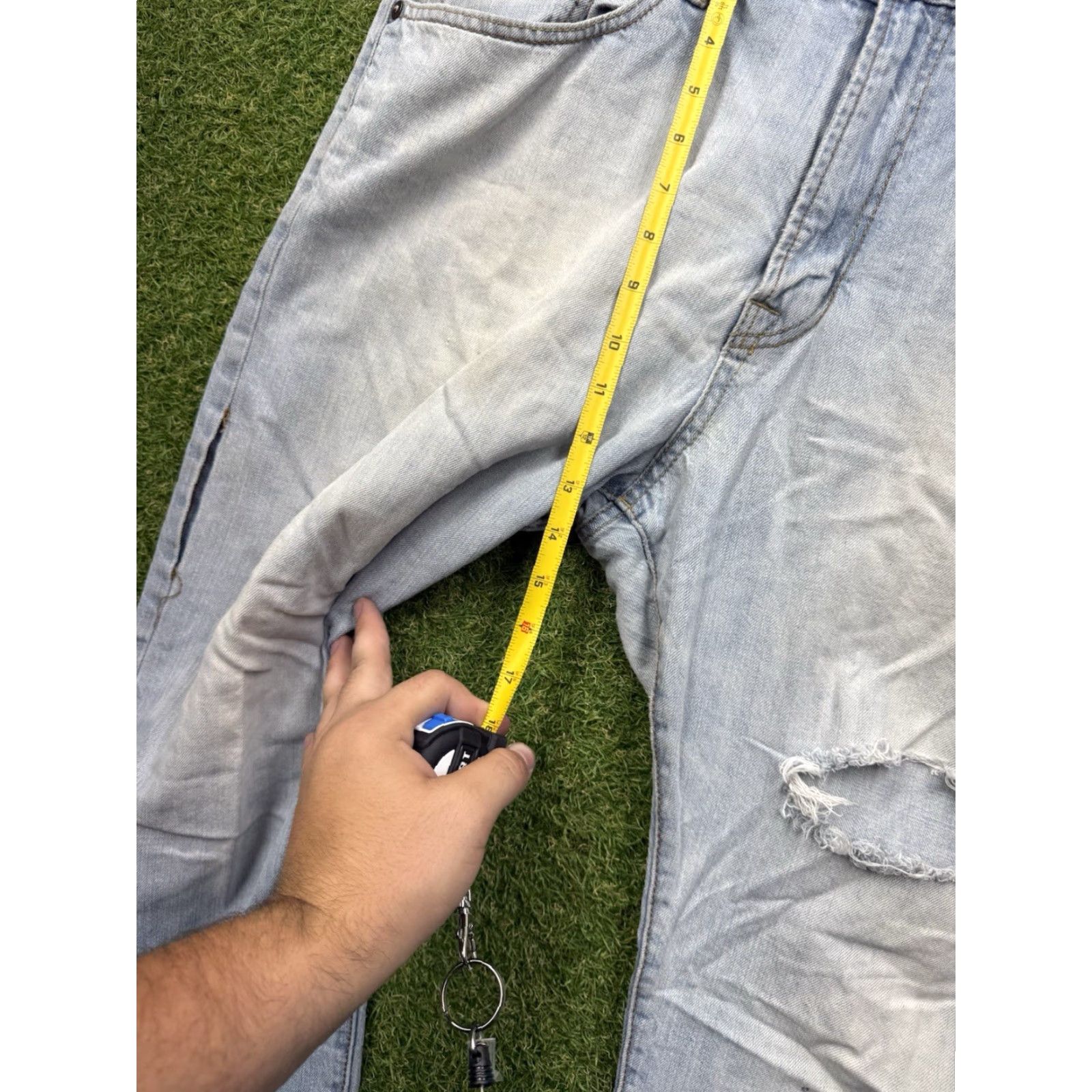 American Eagle Outfitters VINTAGE American Eagle Jeans Mens 36x30 Relaxed Straight Stretch Cotton Denim Blue Casual 2000s Men's Size US 36 / EU 52 - 7 Thumbnail
