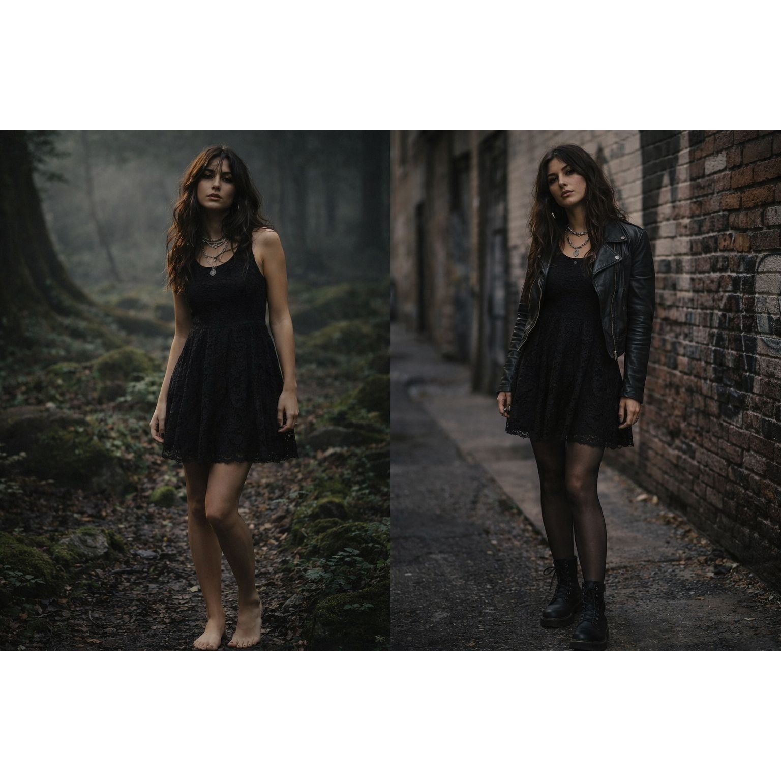 Free People Sheer Free People XS Women Black Lace Mini Dress Whimsygoth Size XS / US 0-2 / IT 36-38 - 1 Thumbnail