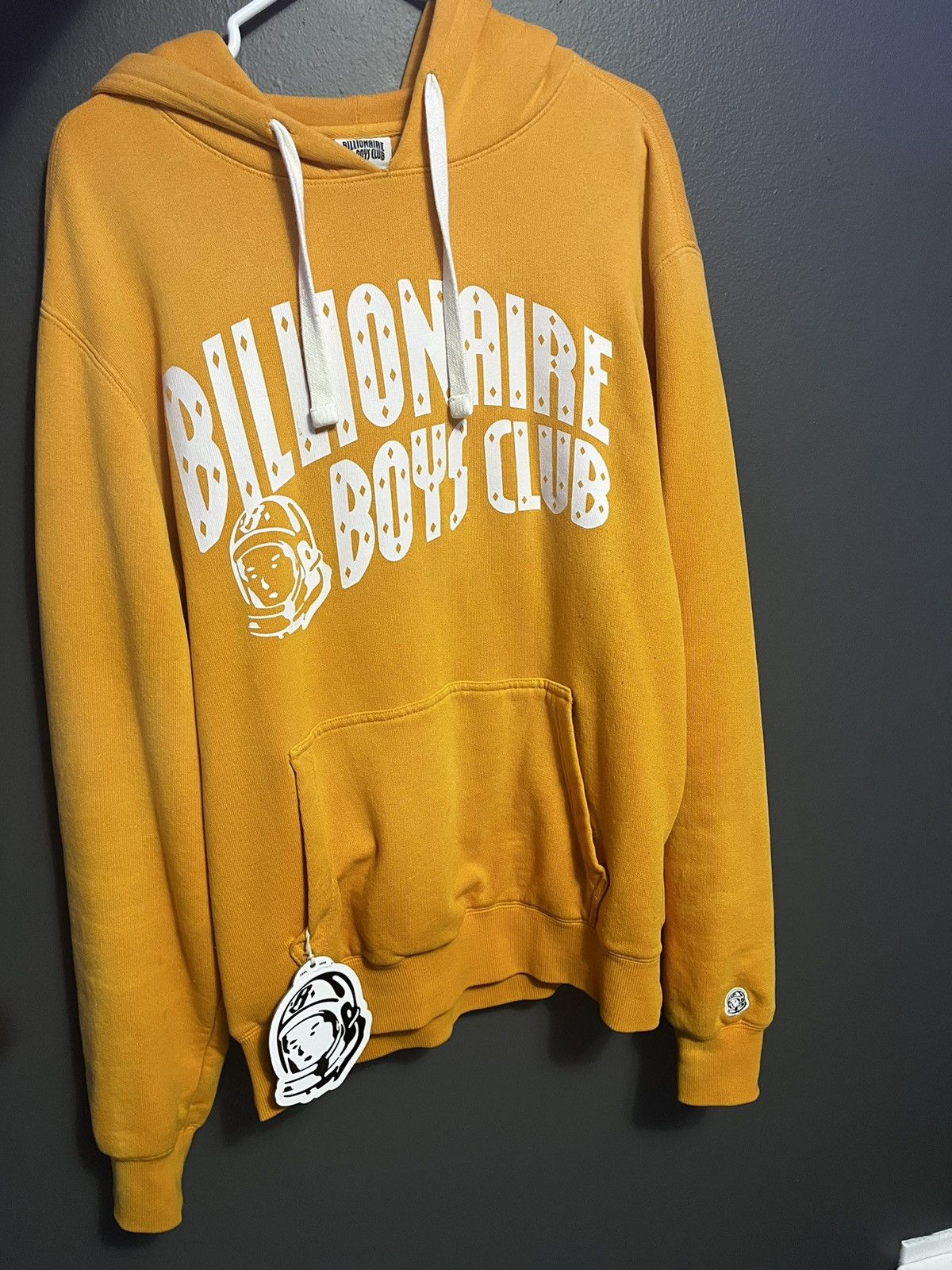 Billionaire boys club yellow hoodie sales