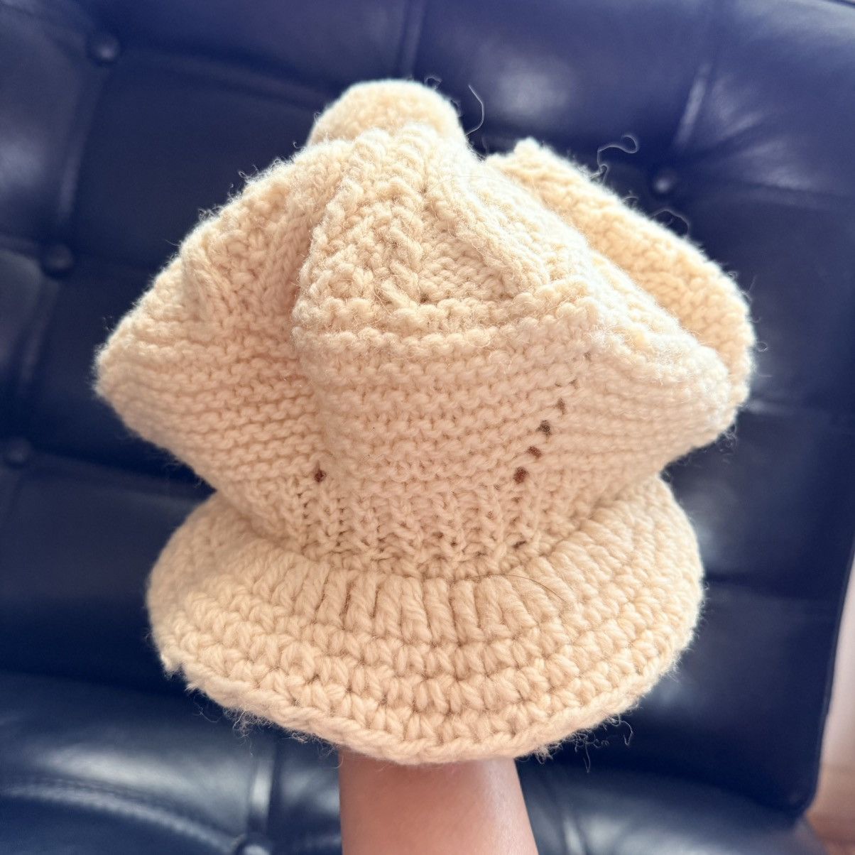 Other John Molloy Donegal Wool Knit Newsboy Hat Cream Ireland Size ONE SIZE - 8 Thumbnail