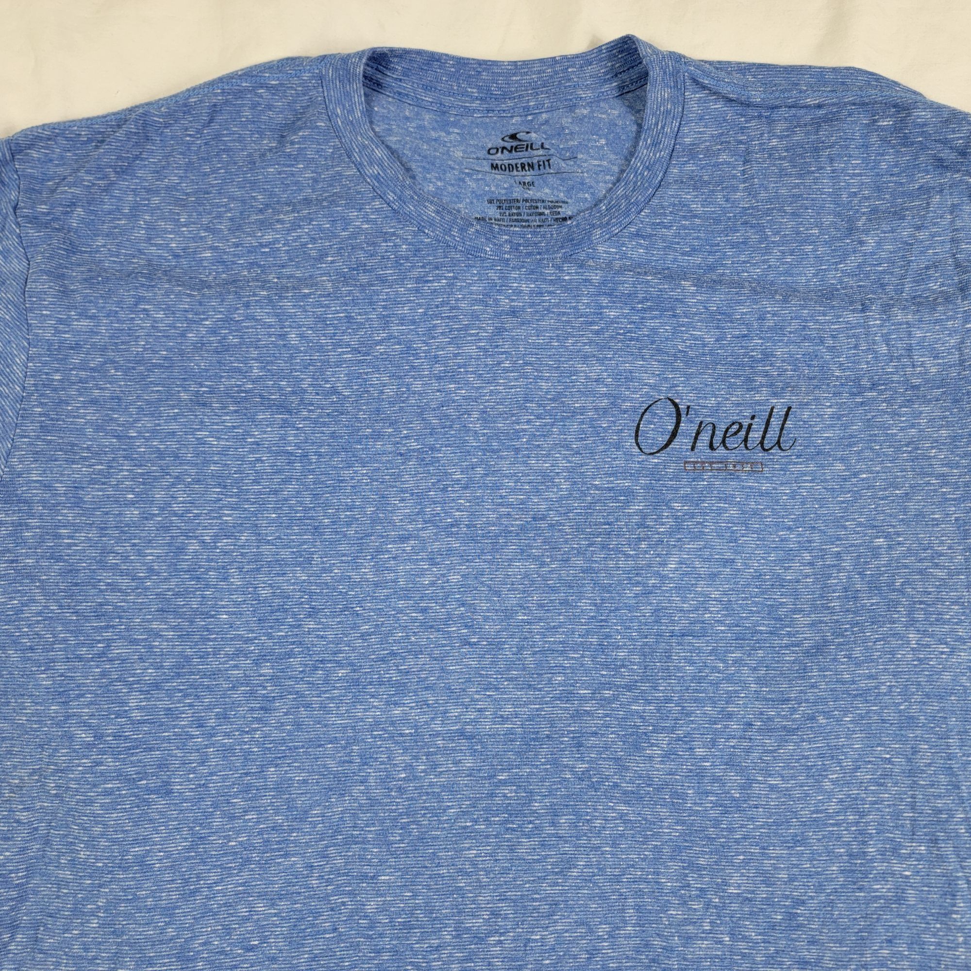 O'Neill ONeill Mens Blue Large Modern Fit Short Sleeve T Shirt Casua Size US L / EU 52-54 / 3 - 3 Thumbnail