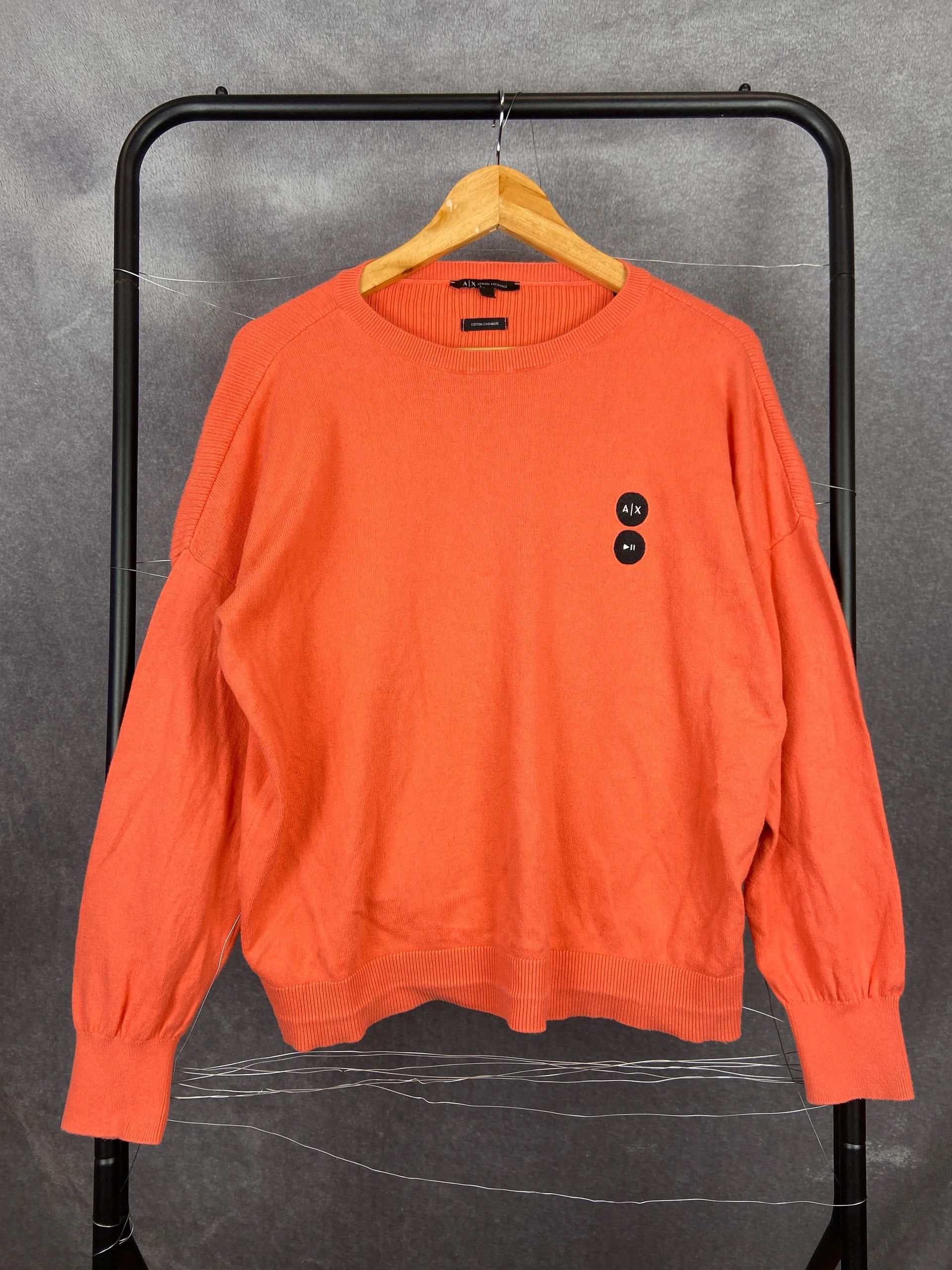 Armani Exchange Armani Exchange Orange Sweater M Logo Front Size US M / EU 48-50 / 2 - 1 Thumbnail