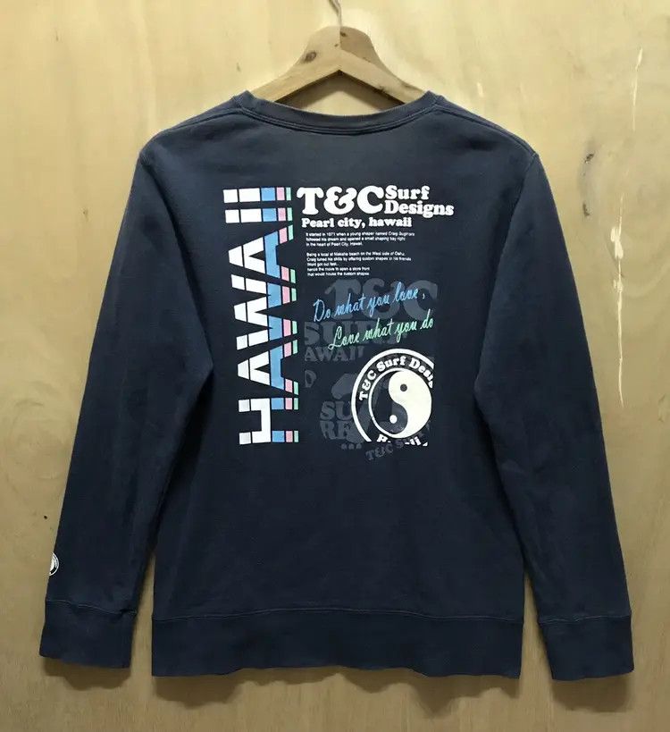 Vintage Vintage T&C Surf Design Faded Sweatshirts Size M / US 6-8 / IT 42-44 - 2 Thumbnail