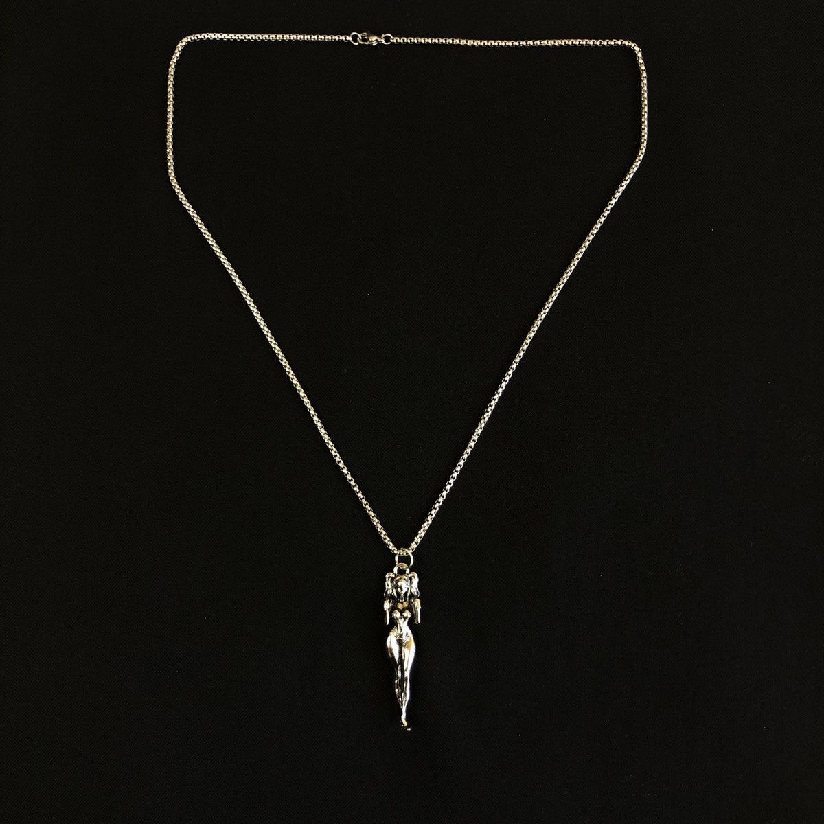 Jewelry Punk Necklace Gothic Chain Size ONE SIZE - 2 Thumbnail