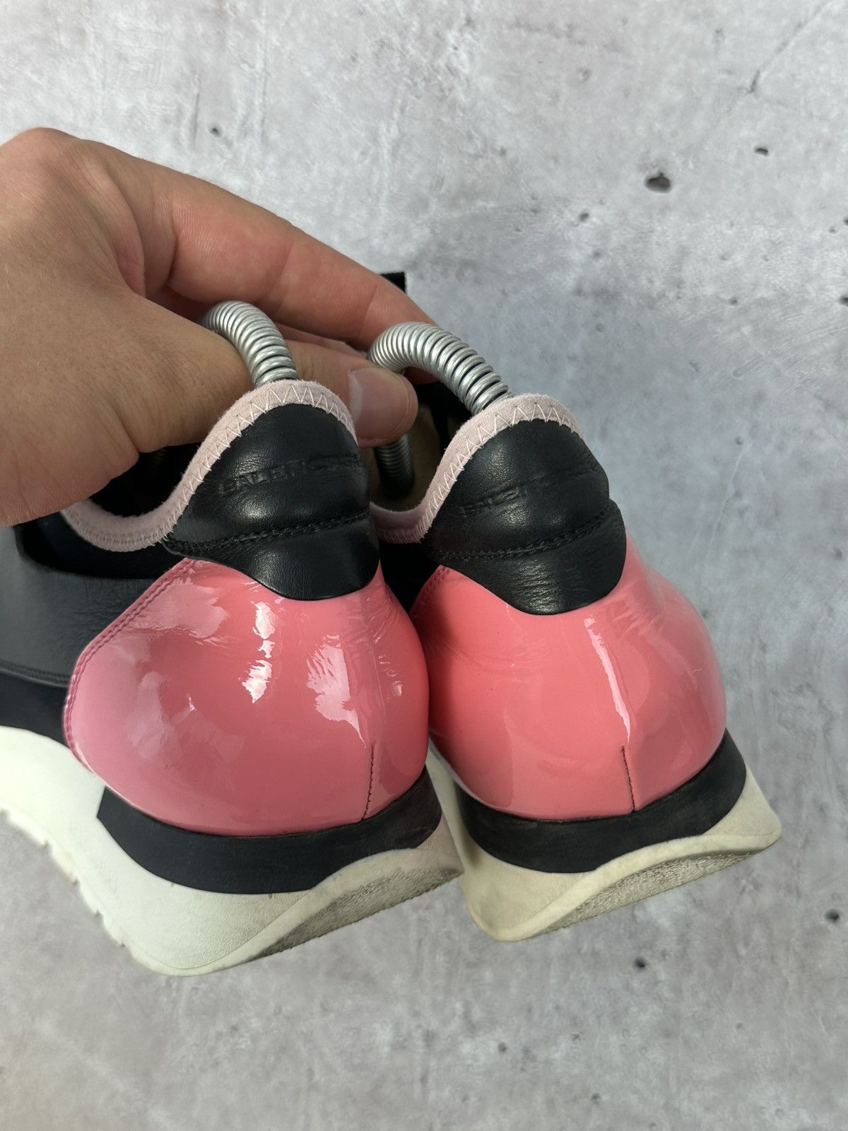 Balenciaga Balenciaga Race Runner Leather Mesh Women’s Sneaker Size US 10 / IT 40 - 13 Thumbnail