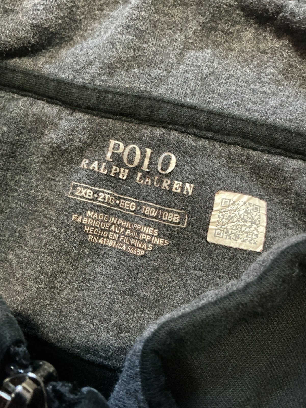 Polo Ralph Lauren Polo Ralph Lauren Pony Logo 1/4 Zip Pullover Sweatshirt Size US XXL / EU 58 / 5 - 6 Thumbnail