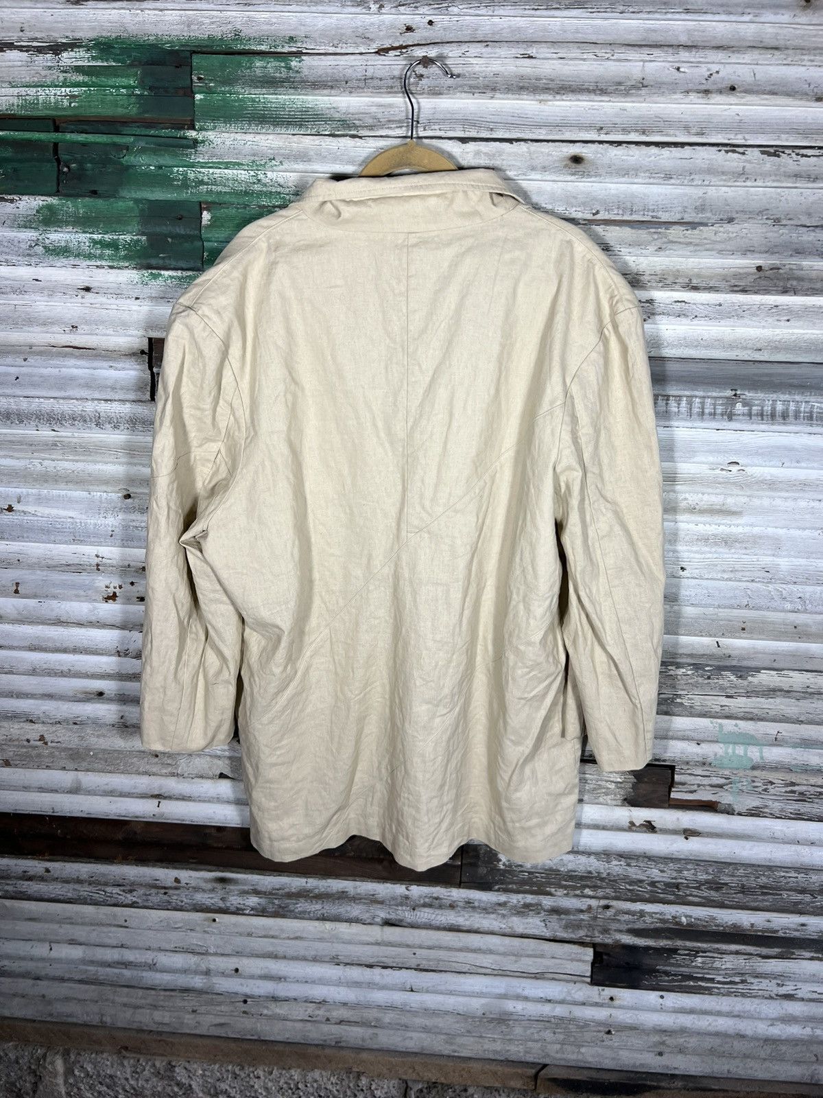 Avirex × Vintage Vintage AVIREX Jacket Beige Blazer 90s Y2K XXXL Size US XXL / EU 58 / 5 - 2 Thumbnail