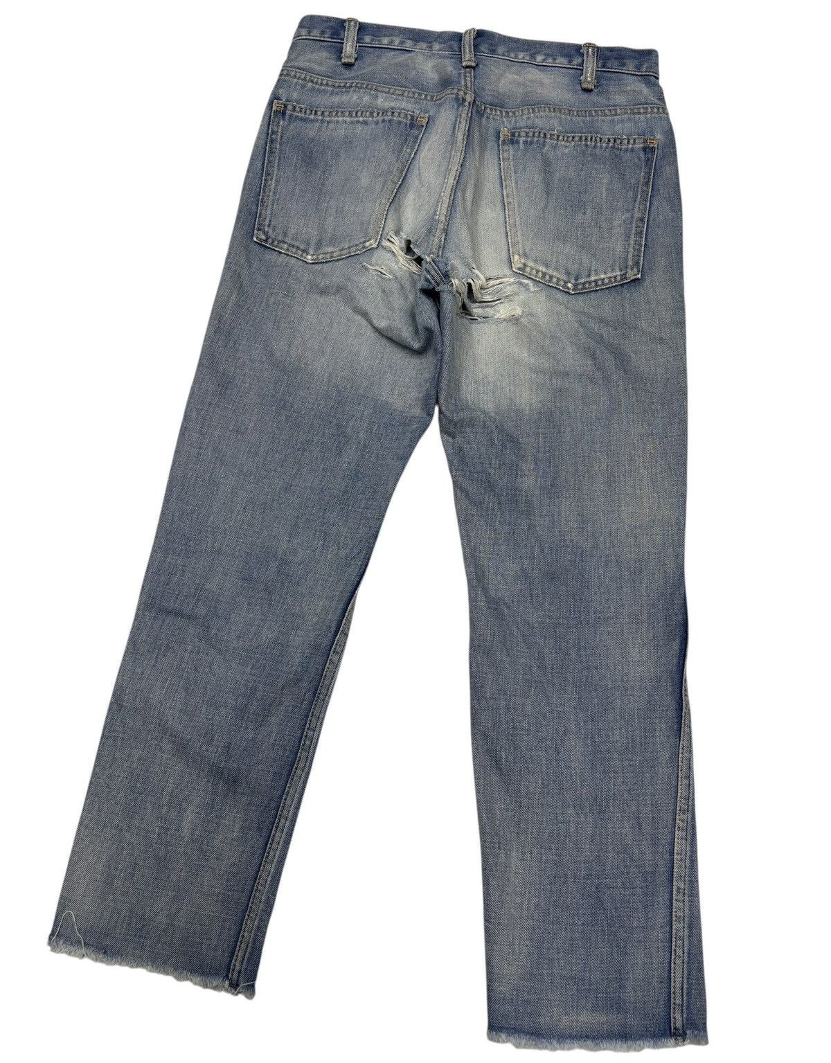 READYMADE READYMADE UNUSED Slim Fit cut Leg Ripped Thrashed Jeans Size US 30 / EU 46 - 6 Thumbnail