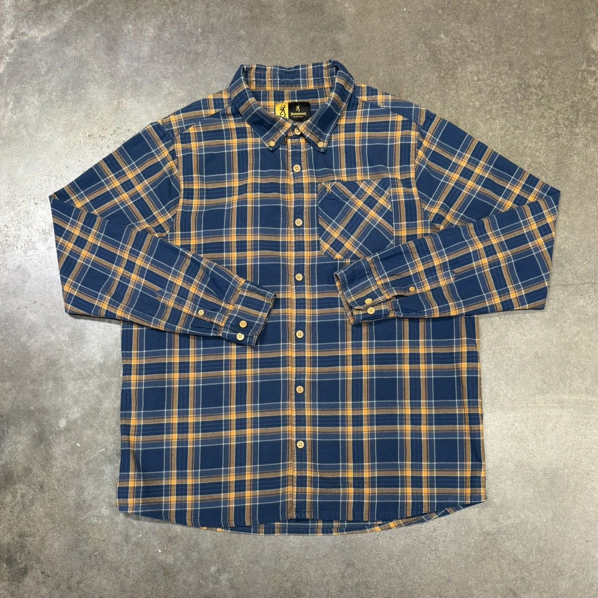 Vintage Browning Plaid Flannel Button Down Shirt Outdoor Workwear Size US XL / EU 56 / 4 - 2 Thumbnail