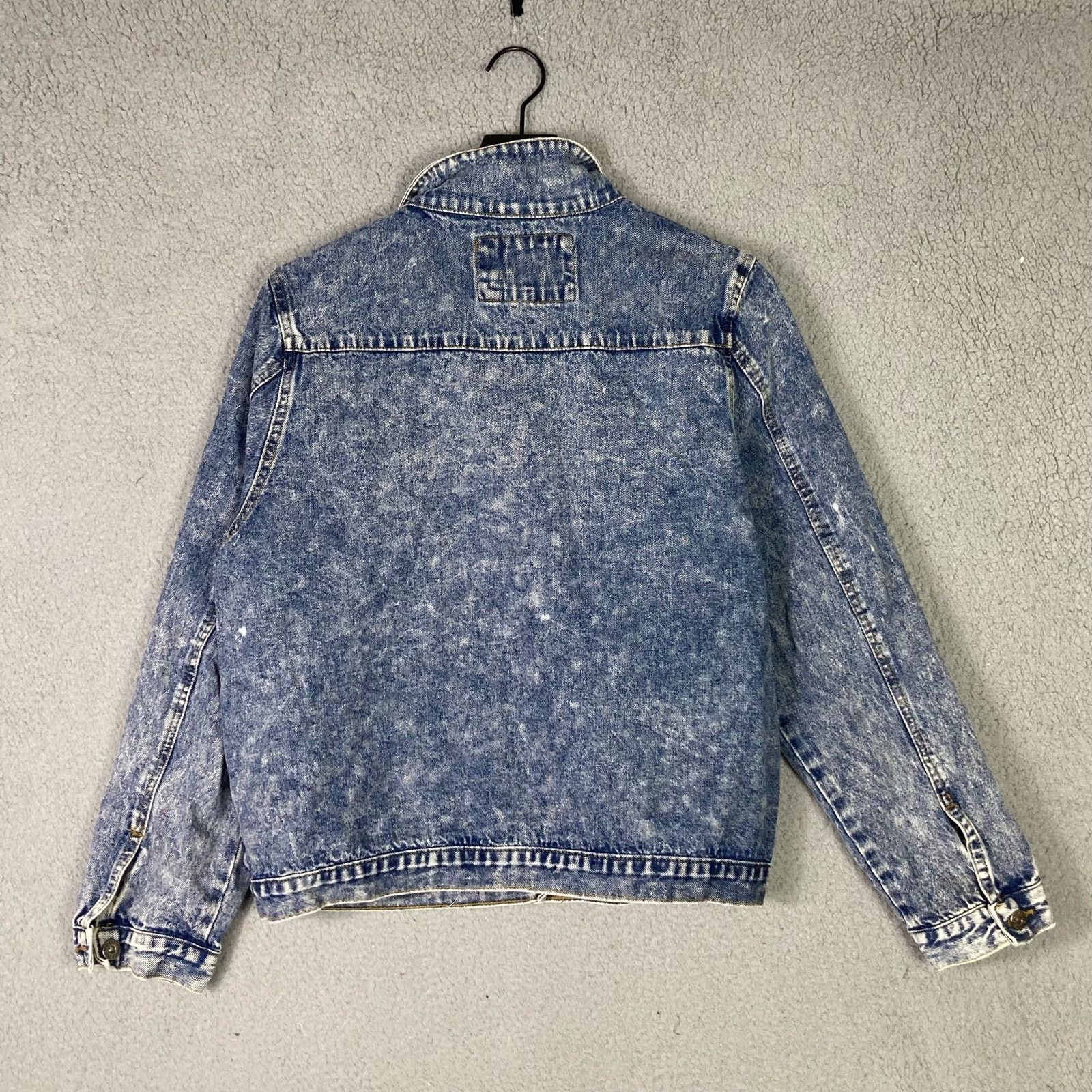 Other Denim Jacket Acid Wash Womens XL Cropped Stylish Comfortable Size XL / US 12-14 / IT 48-50 - 4 Thumbnail
