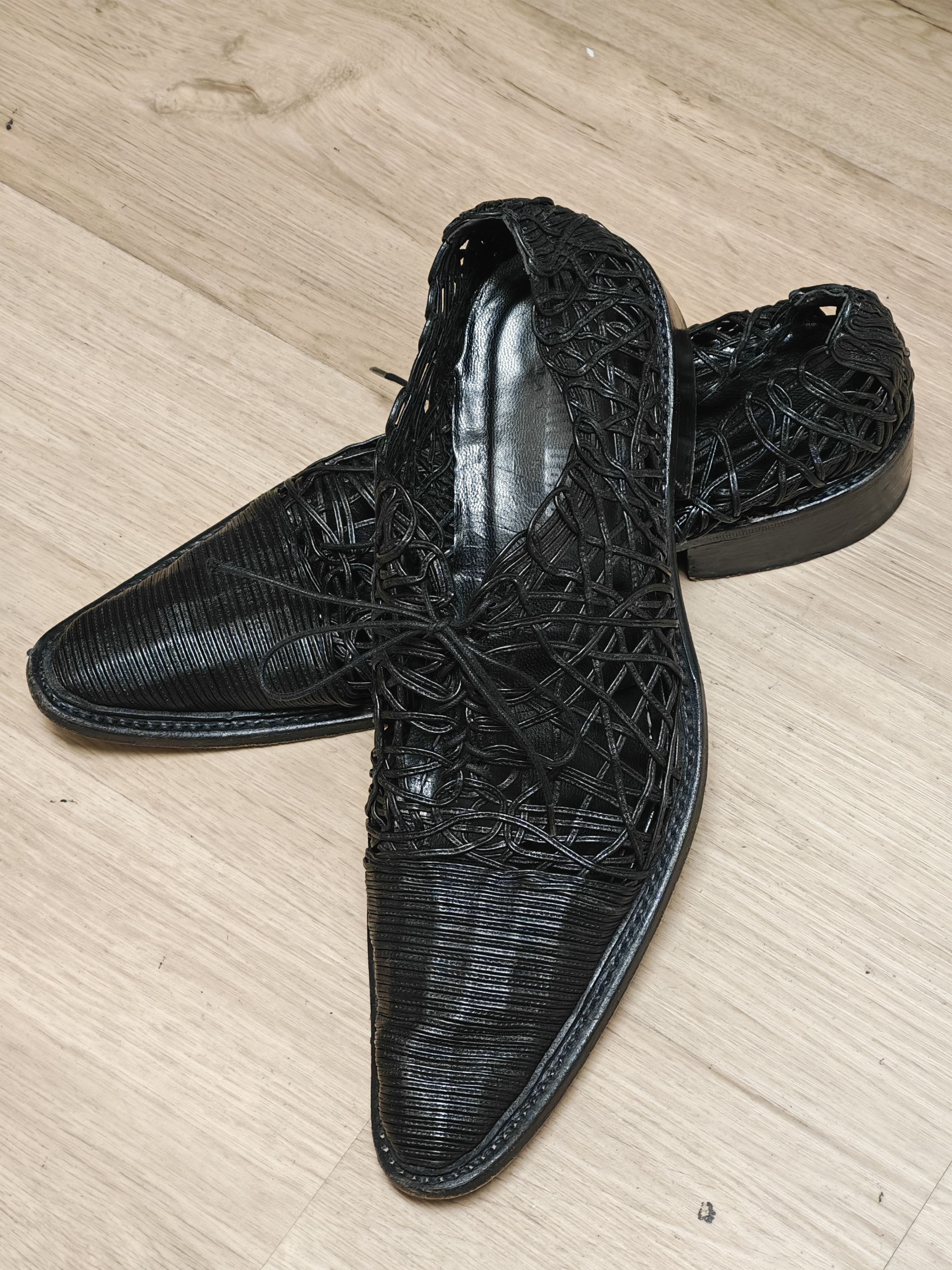 Gianni Barbato GIANNI BARBATO LEATHER SHOES MEN Size US 8 / EU 41 - 2 Thumbnail
