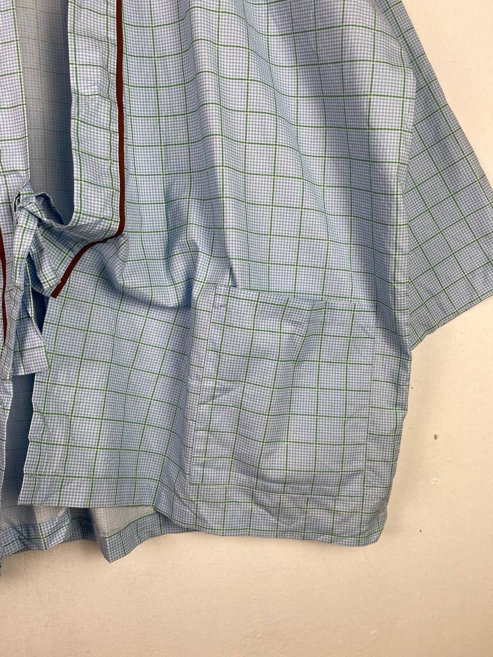 Montblanc vintage montblanc checkered kimono nice design Size US L / EU 52-54 / 3 - 4 Thumbnail