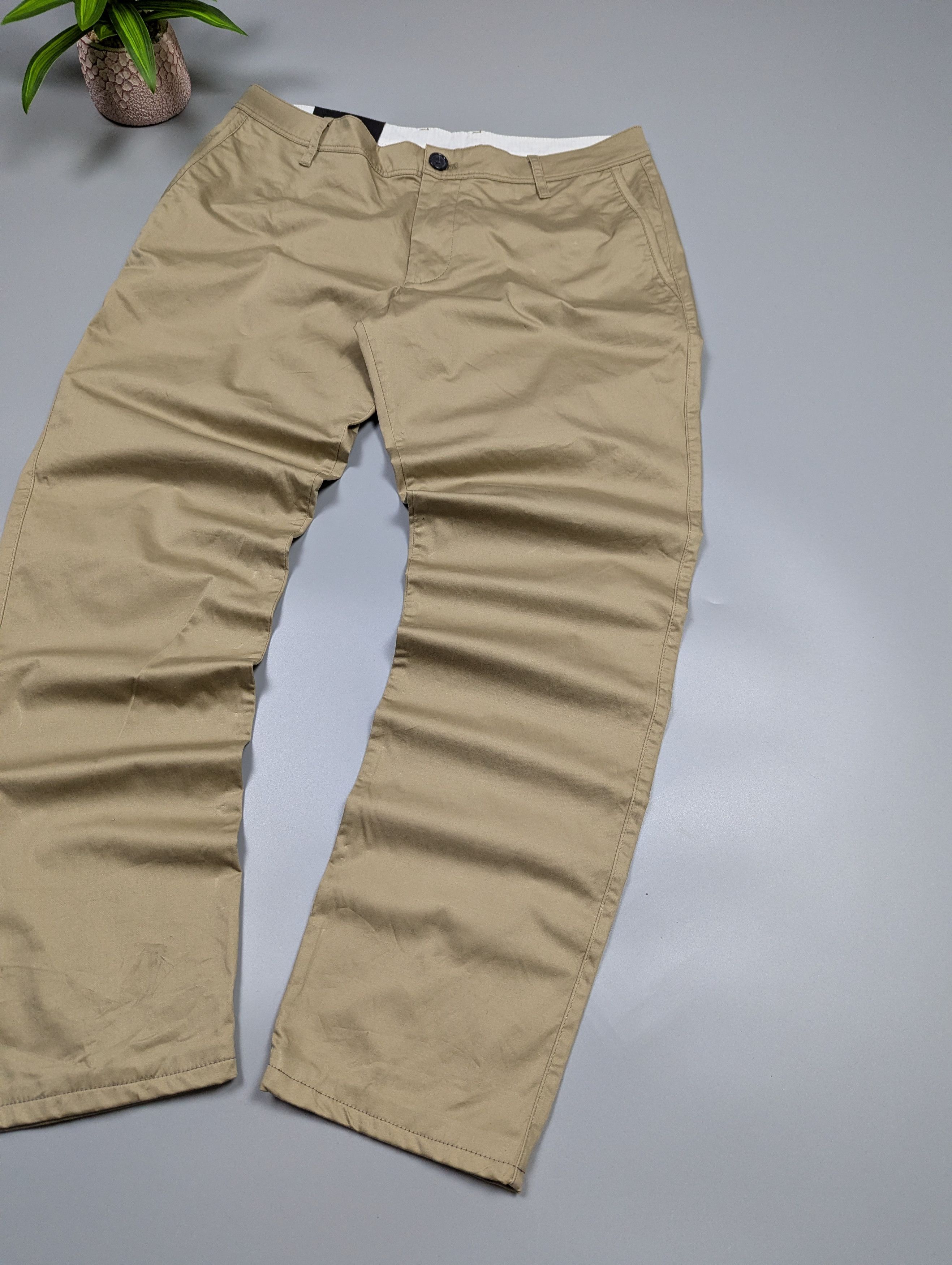 Armani Exchange New Armani Exchange Men's Slim Fit Chinos Beige Pants Size US 34 / EU 50 - 6 Thumbnail