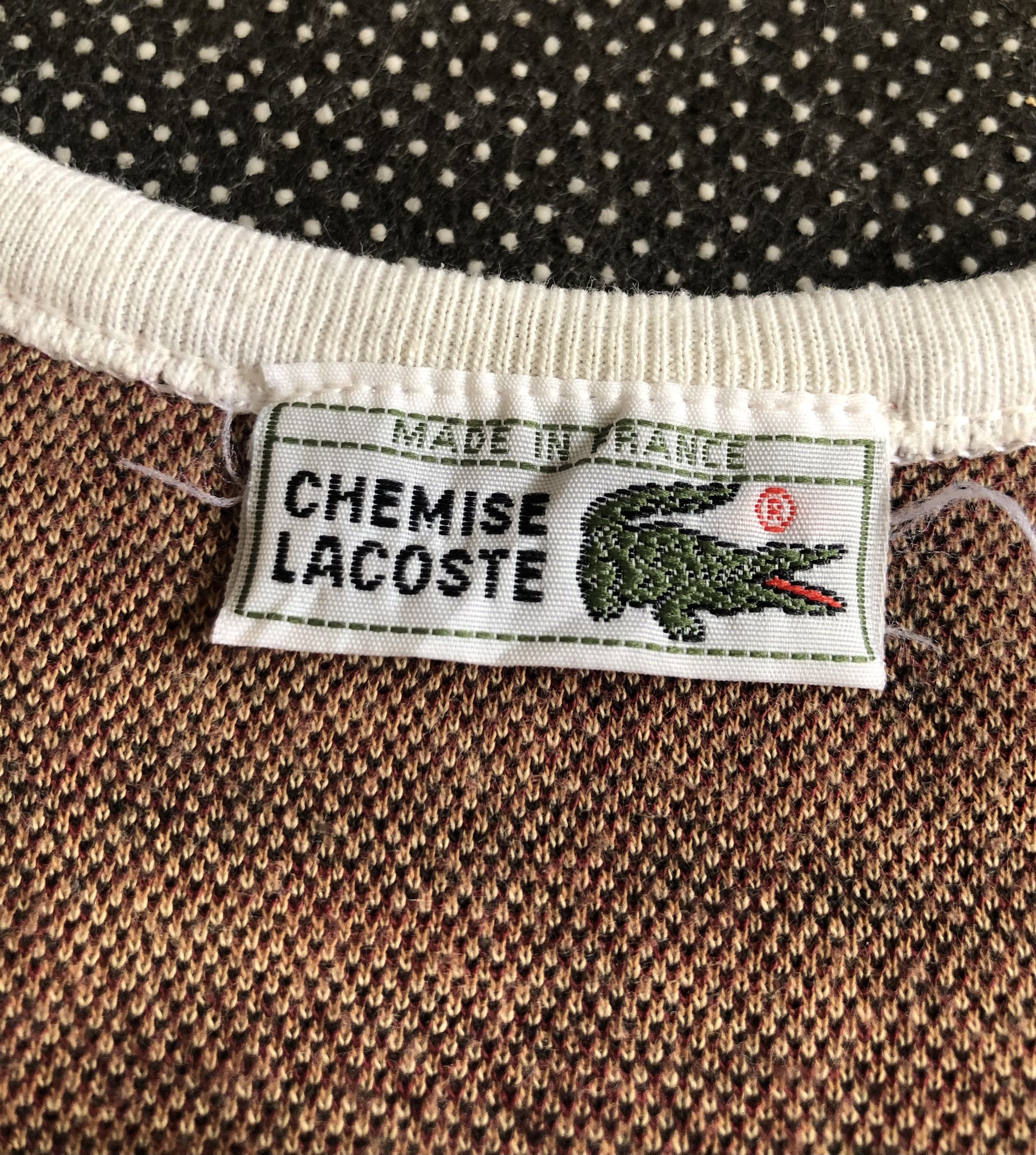 Lacoste × Vintage RARE🔥90’S MADE IN FRANCE CHEMISE LACOSTE TARTAN CHECKS TT Size M / US 6-8 / IT 42-44 - 7 Thumbnail