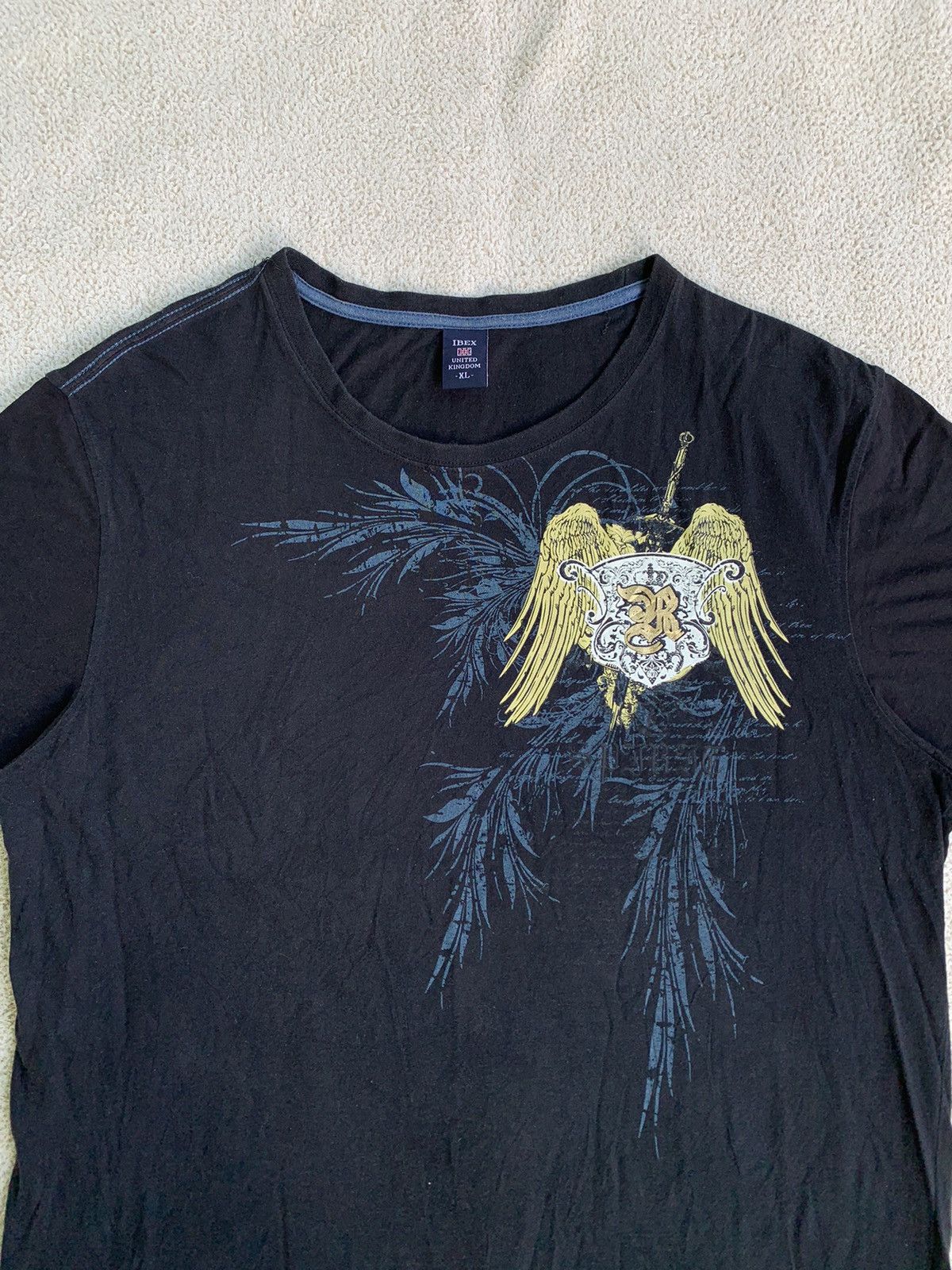 Beauty Beast × If Six Was Nine × Japanese Brand Ibex United Kingdom Poem Rock Tshirt Size US XL / EU 56 / 4 - 2 Thumbnail