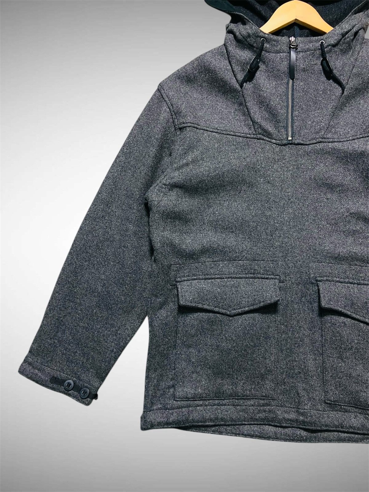 Gap Vintage Gap Pullover Double Pocket Wool/Nylon Jacket Size US L / EU 52-54 / 3 - 4 Thumbnail