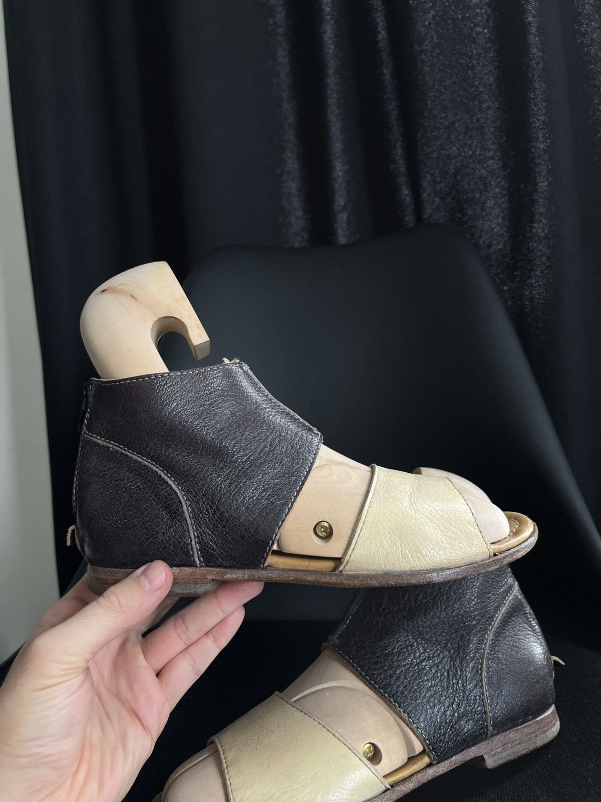 MoMA MoMa Leather Roman Style Sandals Size US 7 / IT 37 - 14 Thumbnail