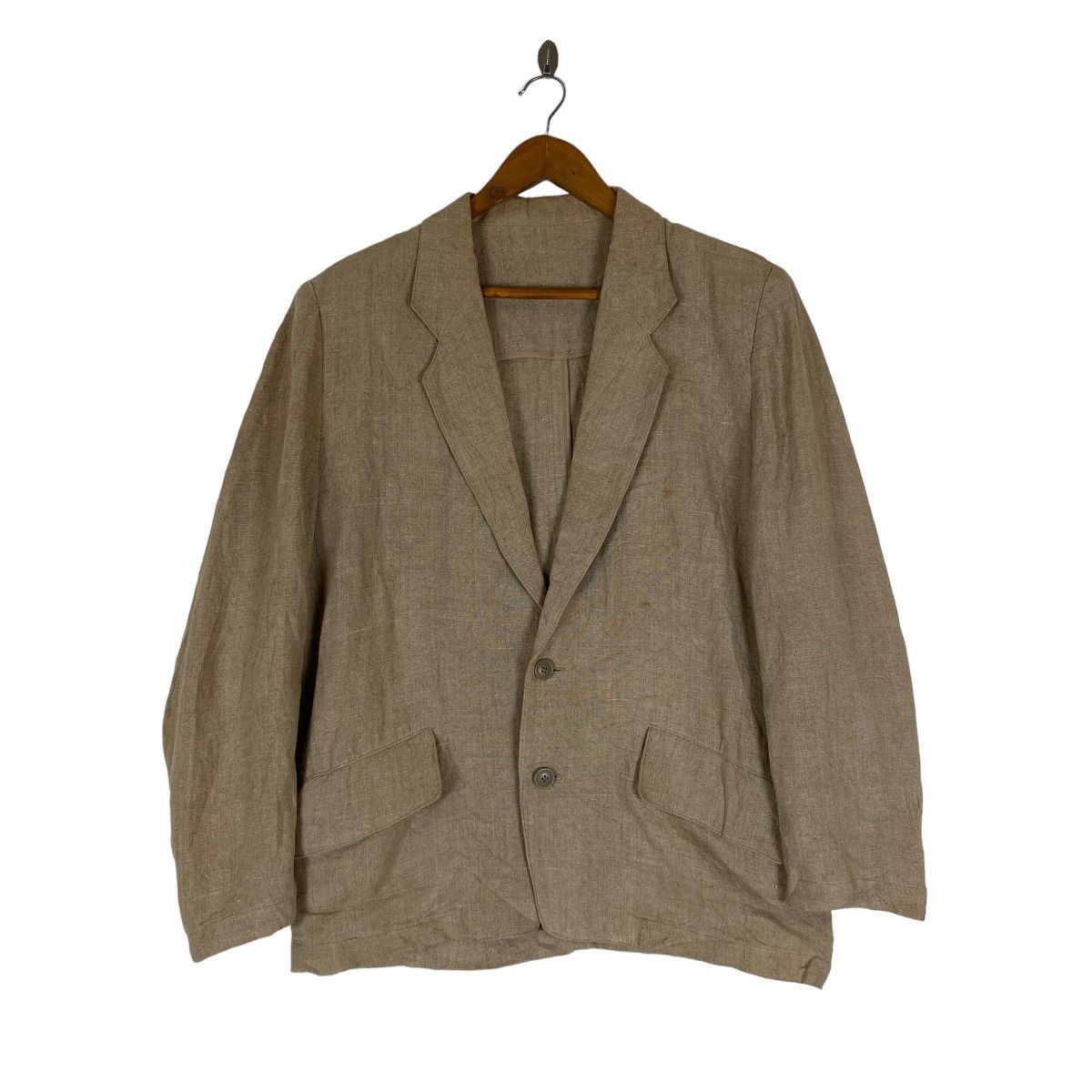 Issey Miyake ✨Vintage 80's Issey Miyake double button cotton jacket Size US M / EU 48-50 / 2 - 2 Thumbnail
