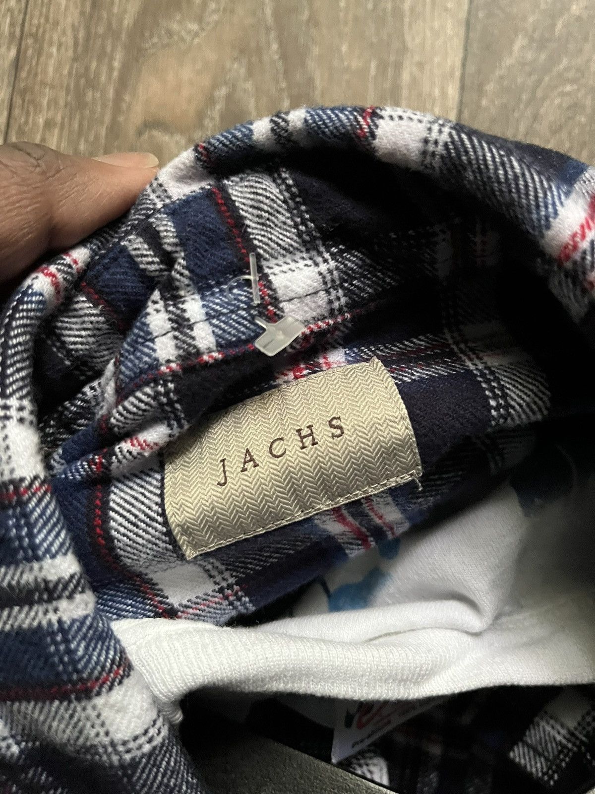 Vintage Vintage Travis Scott style Jachs Flannel Button Down Shirt Size US L / EU 52-54 / 3 - 2 Thumbnail
