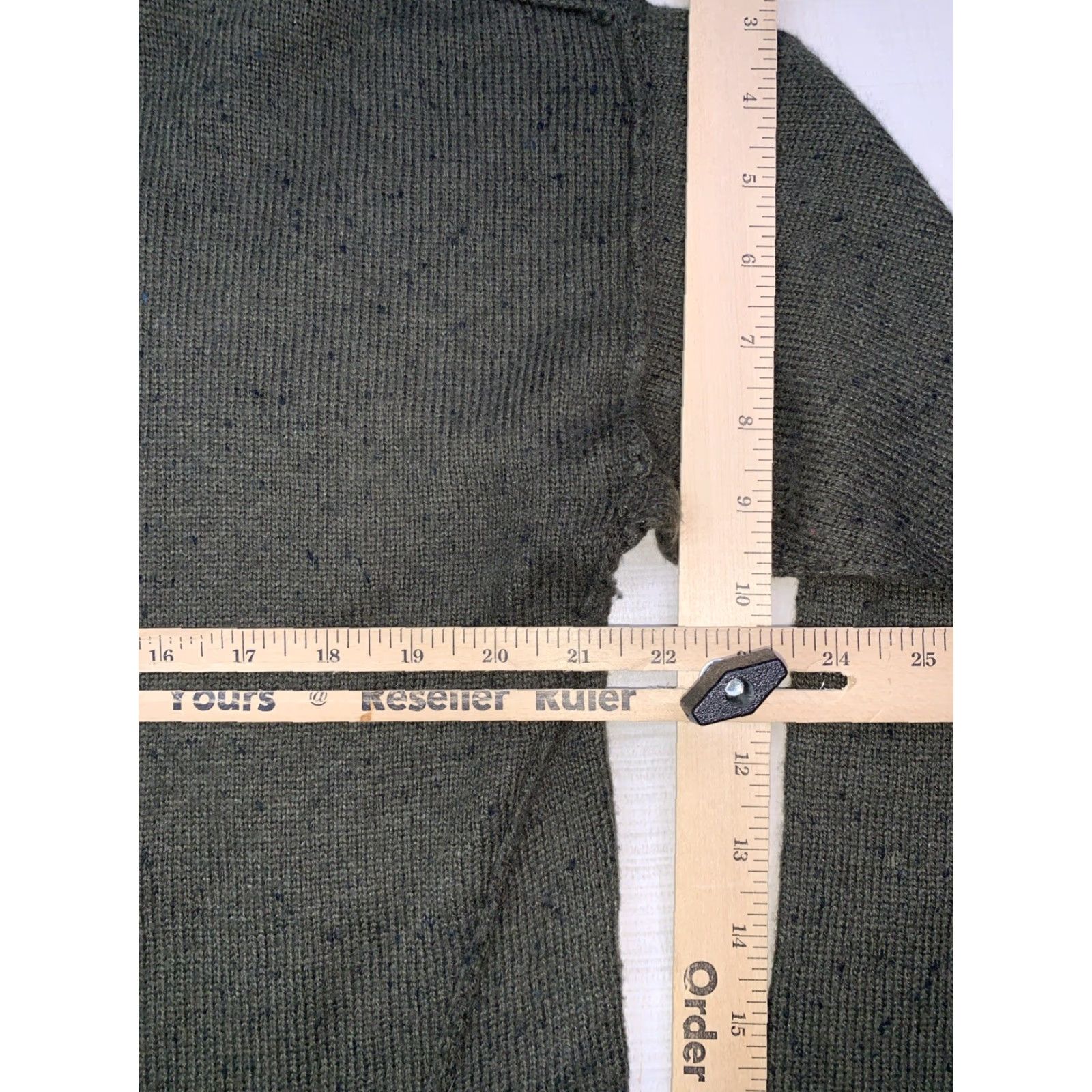 Michael Kors VINTAGE Michael Kors Green Wool Blend Knit Turtle Neck Sweater Womens Medium-12752 Size M / US 6-8 / IT 42-44 - 4 Thumbnail