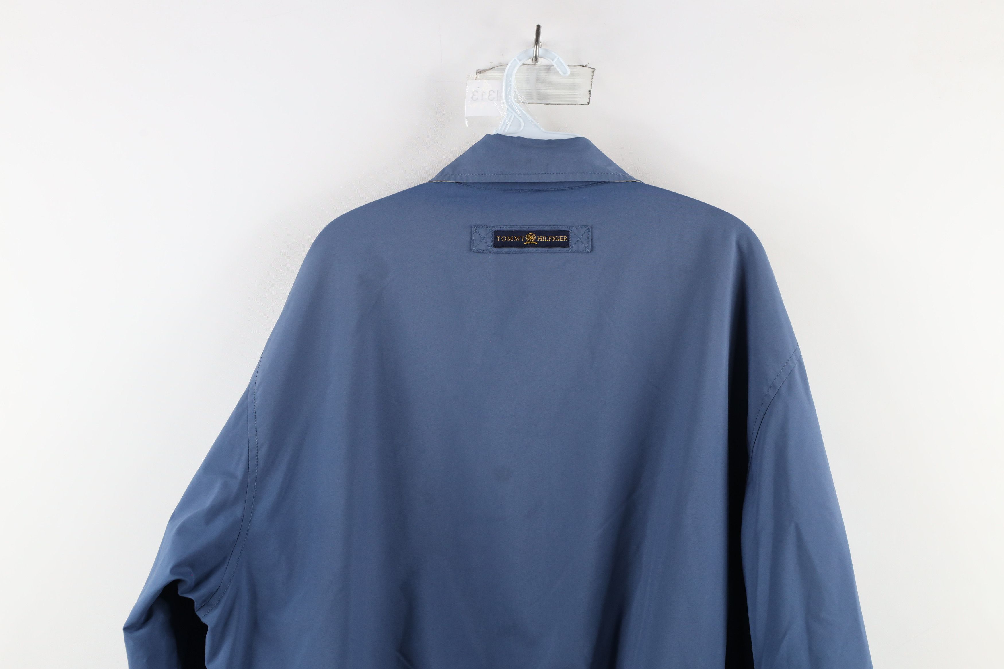 Tommy Hilfiger × Vintage Vintage 90s Tommy Hilfiger Lined Full Zip Bomber Jacket Size US L / EU 52-54 / 3 - 17 Thumbnail