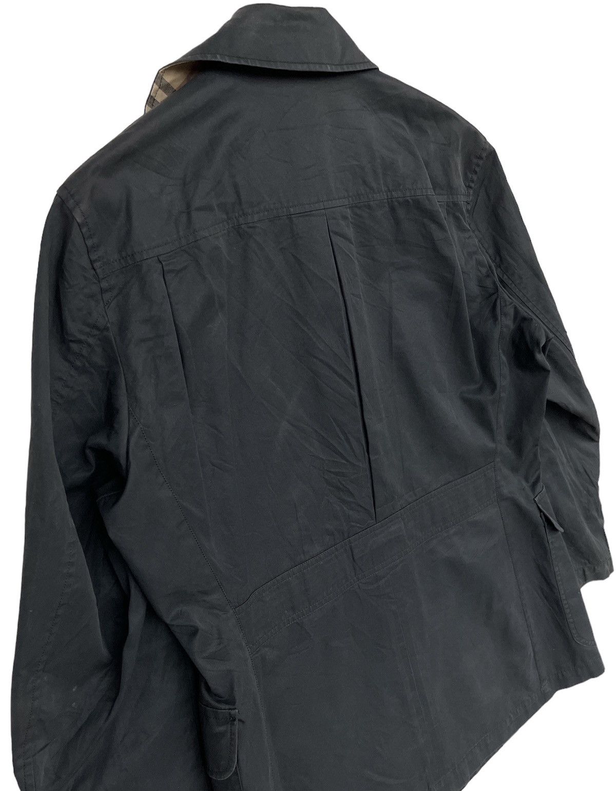 Burberry × Japanese Brand × Vintage Vintage Burberry London Button Up Black Jacket Size US M / EU 48-50 / 2 - 4 Thumbnail