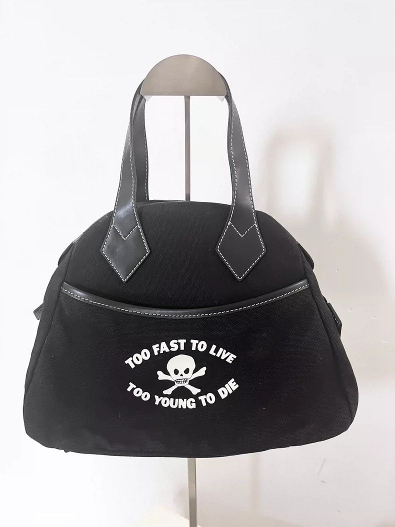 Vivienne Westwood Vivienne Westwood Black skull sign Bunkerhole bag Size ONE SIZE - 1 Thumbnail