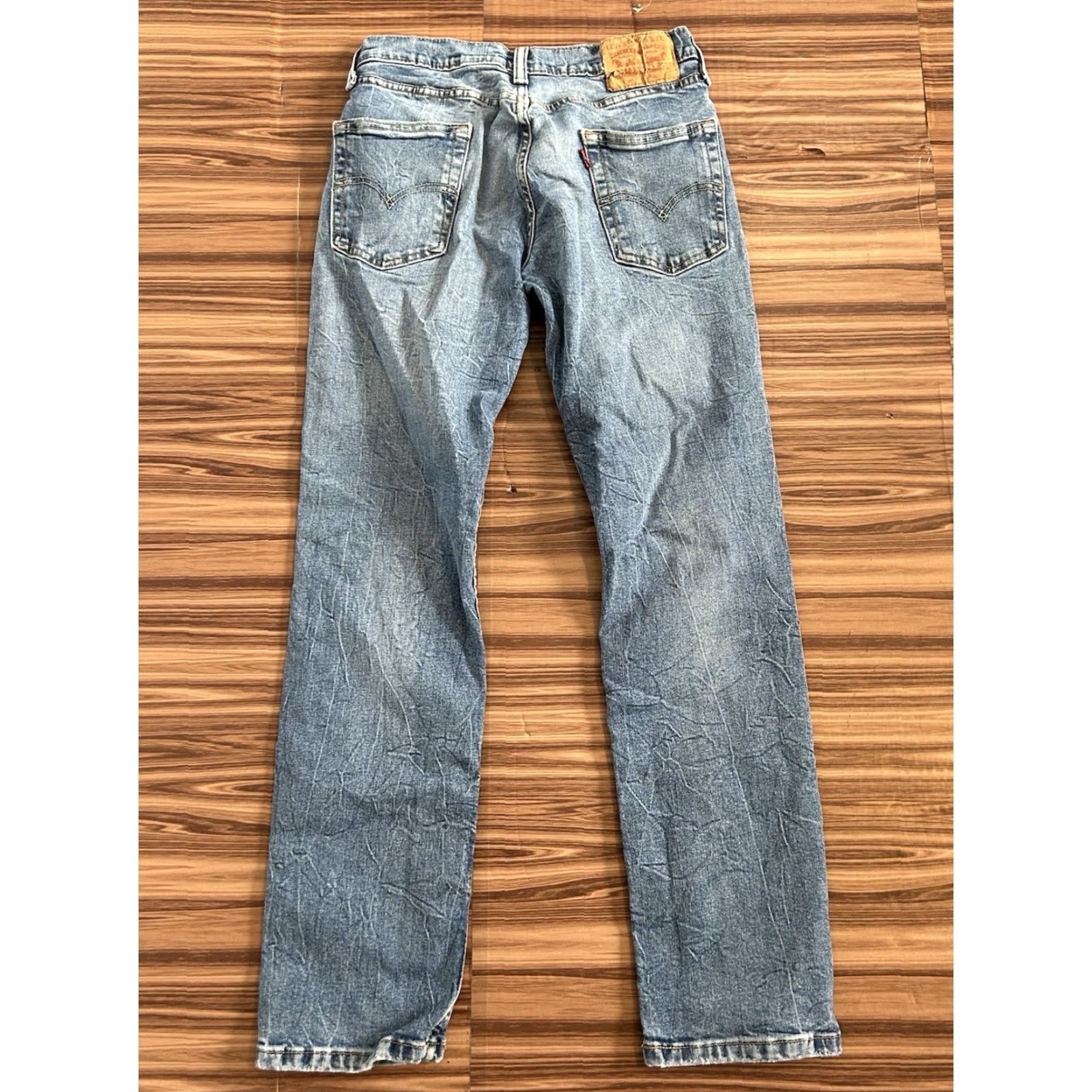 Levi's Levi's 514 Slim Straight Jeans Denim Blue 28x30 Mens Regular Size US 28 / EU 44 - 2 Thumbnail