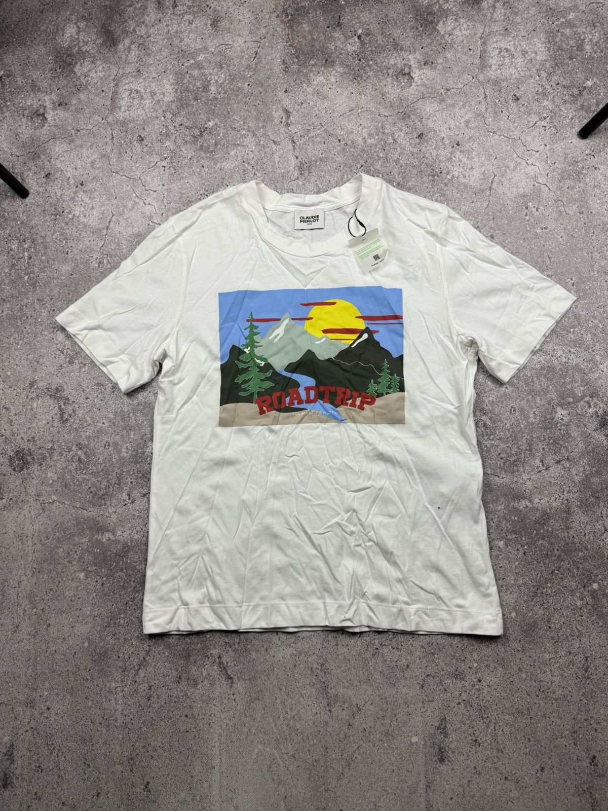 Japanese Brand NEW CLAUDIE PIERLOT PARIS ROADTRIP T SHIRT Size S / US 4 / IT 40 - 1 Thumbnail