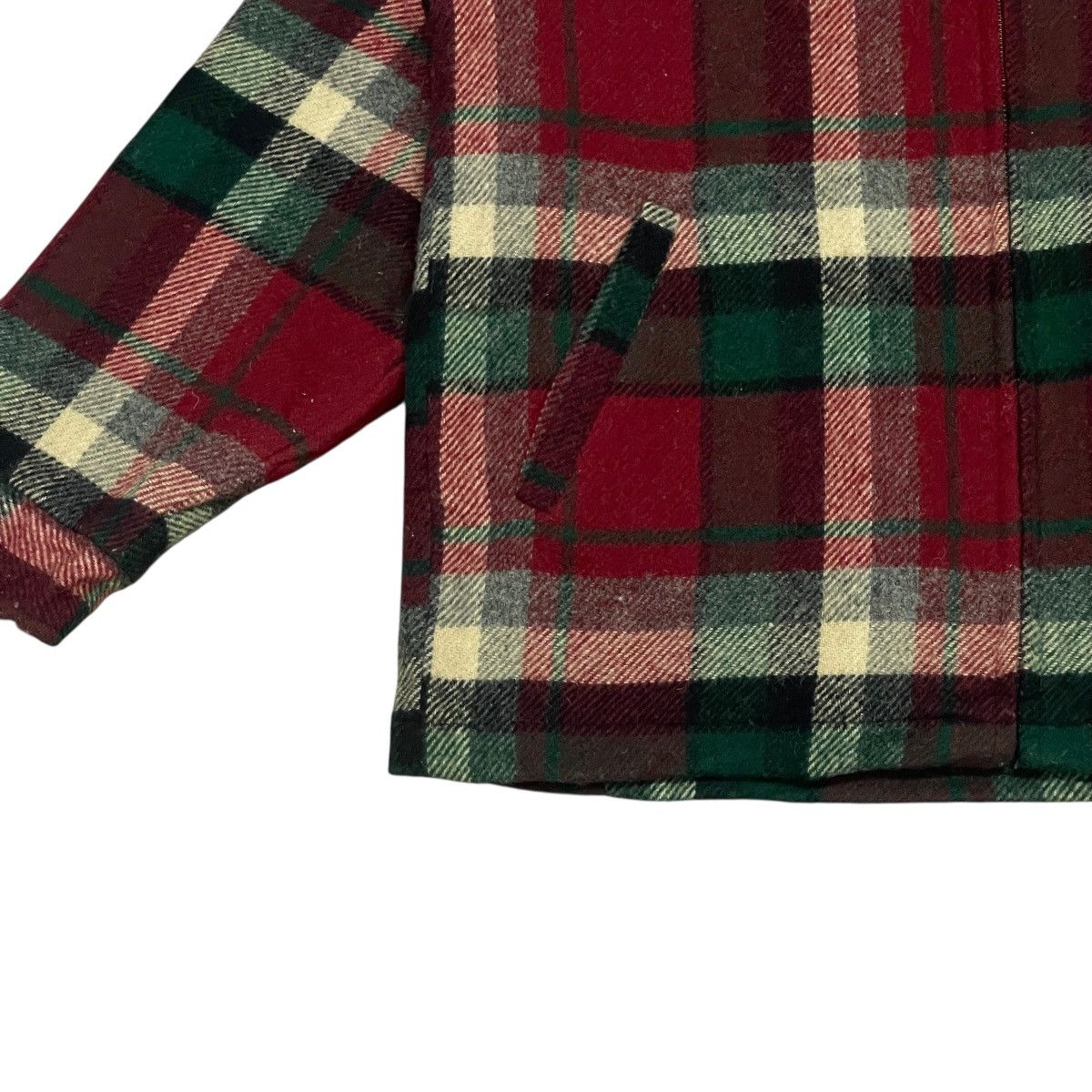 Woolrich Woolen Mills ‼️RARE‼️ Vintage Woolrich 80s Wool Plaid Zipper Hunter Jacket Size US M / EU 48-50 / 2 - 4 Thumbnail