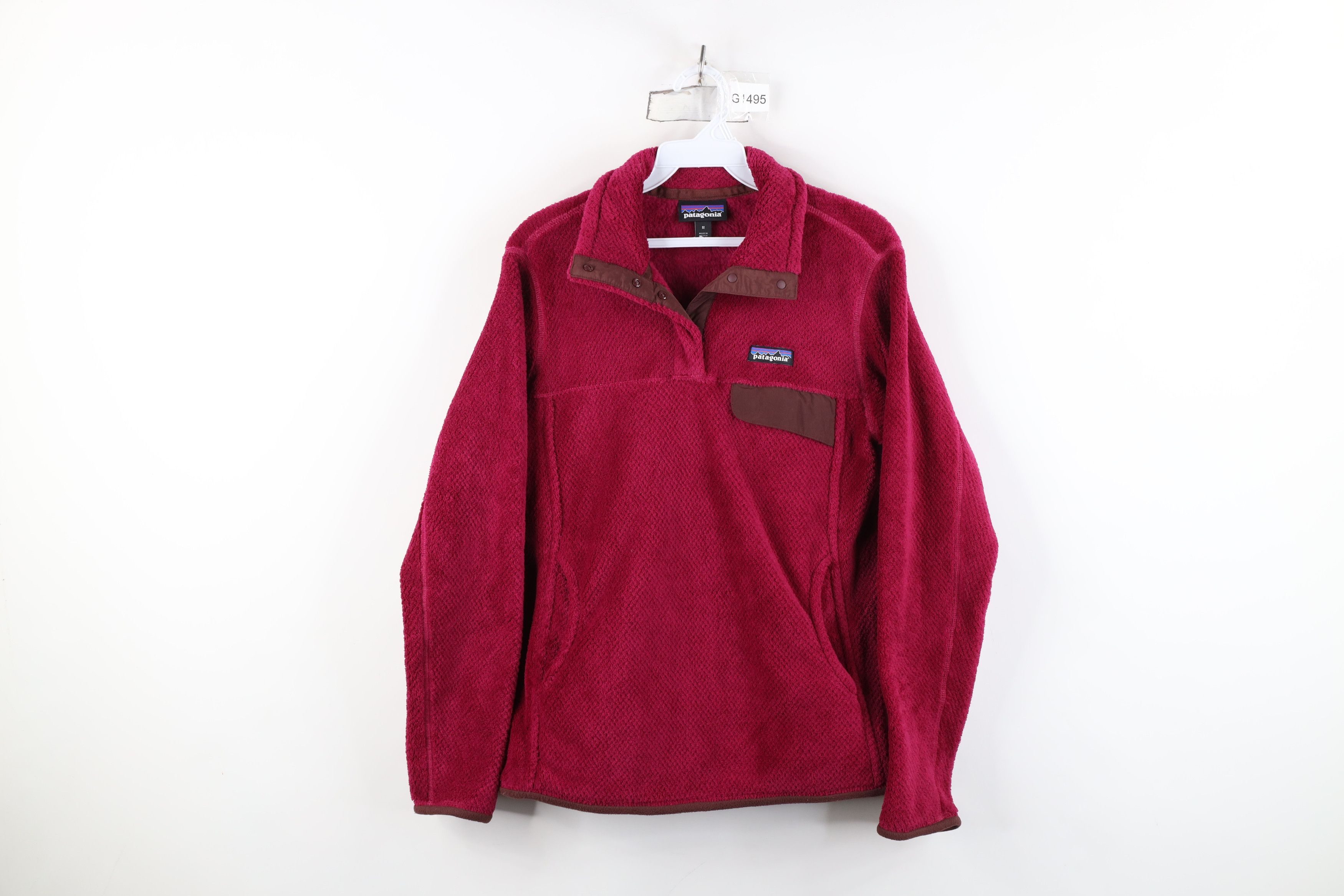 Patagonia Patagonia Box Logo Re-Tool Snap-T Pullover Fleece Sweater Size M / US 6-8 / IT 42-44 - 1 Thumbnail