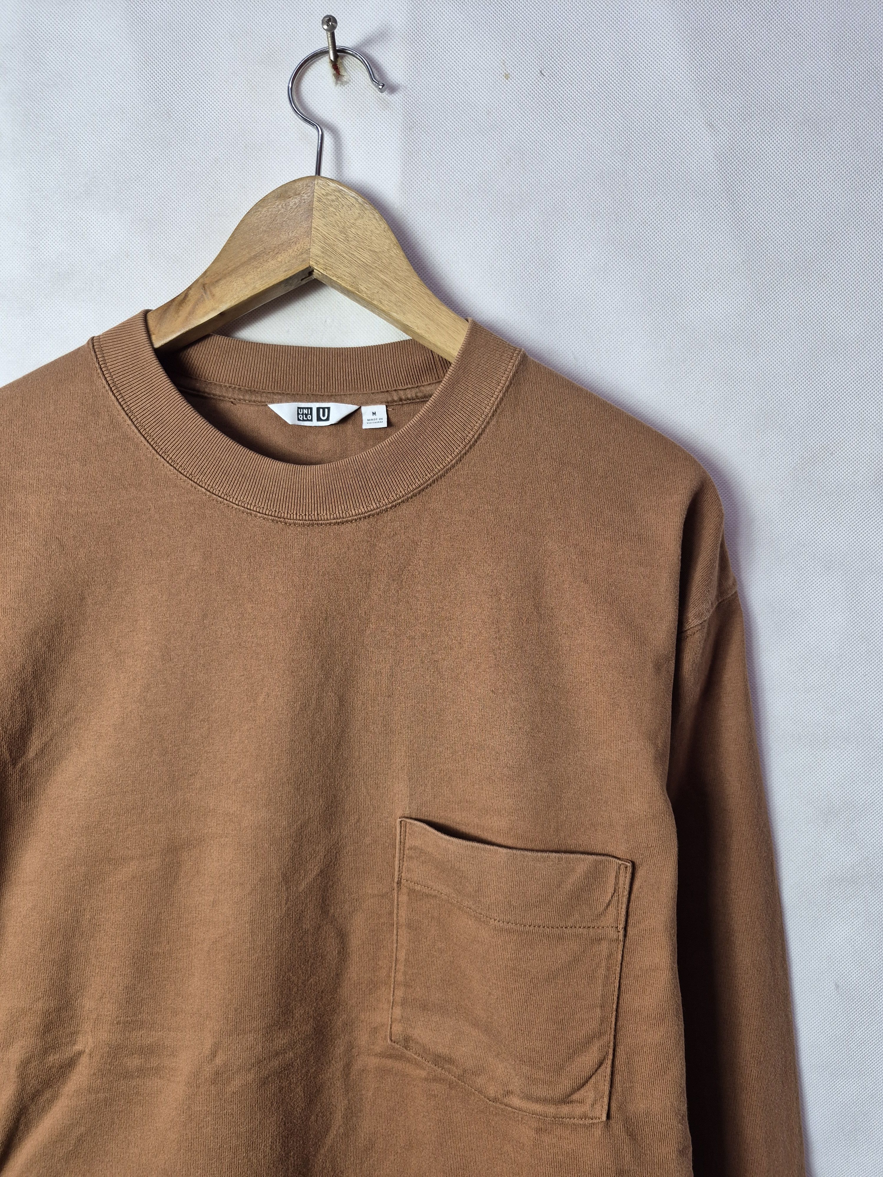 Japanese Brand × Lemaire × Uniqlo 🔥 Uniqlo U Lemaire Longsleeves Pocket Tee Size US M / EU 48-50 / 2 - 3 Thumbnail