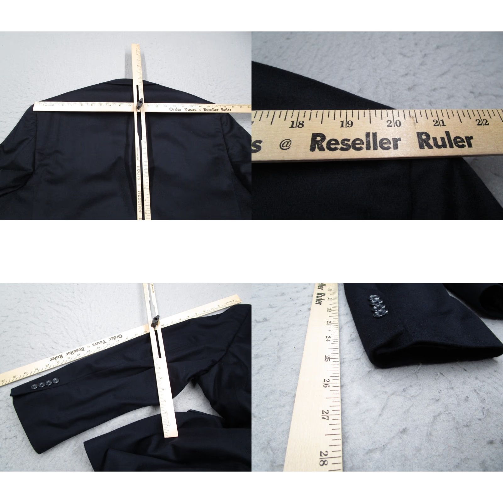 Jos. A. Bank Jos A Bank Blazer Jacket Mens 44 Regular Blue Cashmere 2 Button Single-Breasted Notch Lapel 100% Dry Clean Only Size 44R - 9 Thumbnail