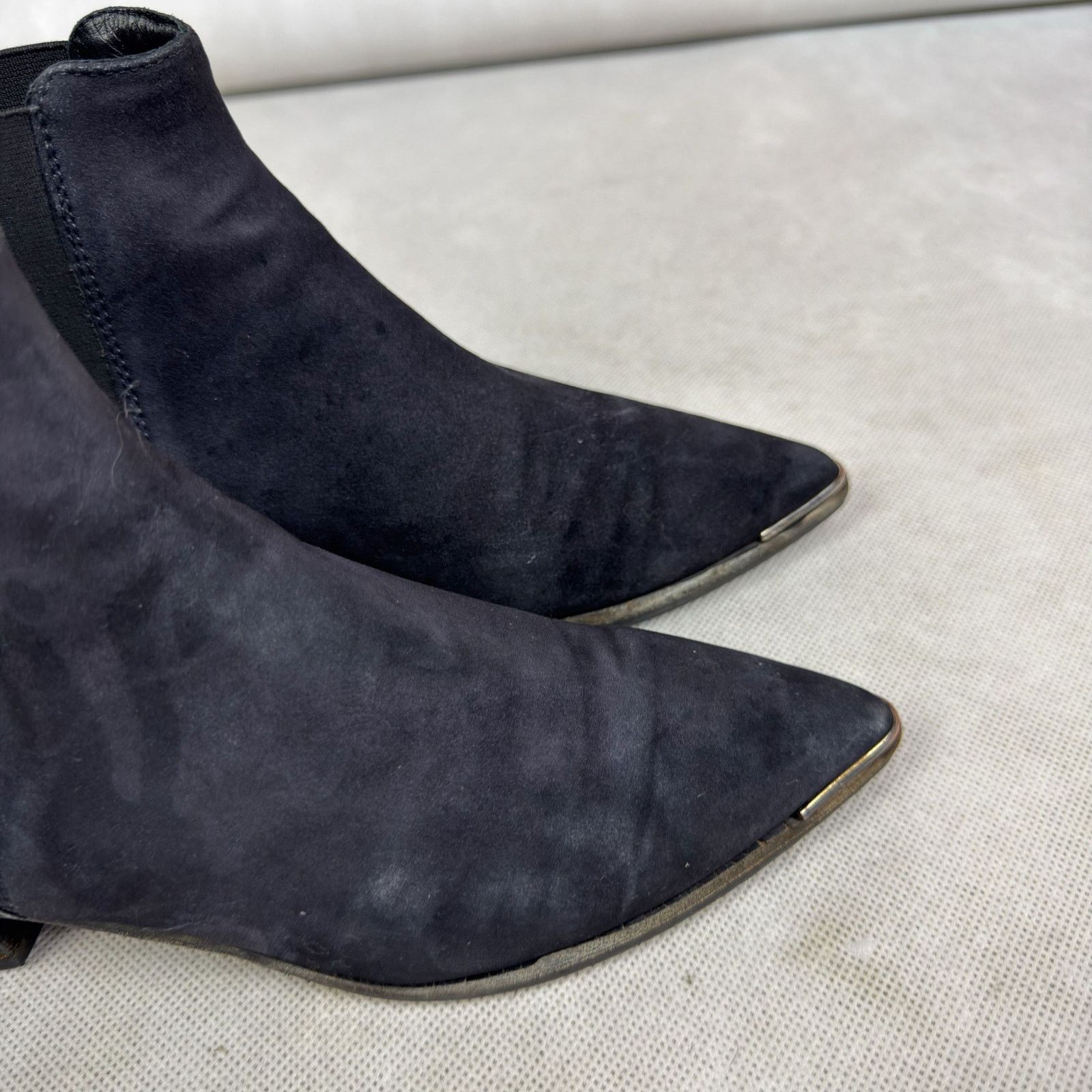 Acne Studios × Japanese Brand Acne Studios Jensen Womens Black Leather Pull On Ankle Boots Size US 4 / IT 34 - 7 Thumbnail